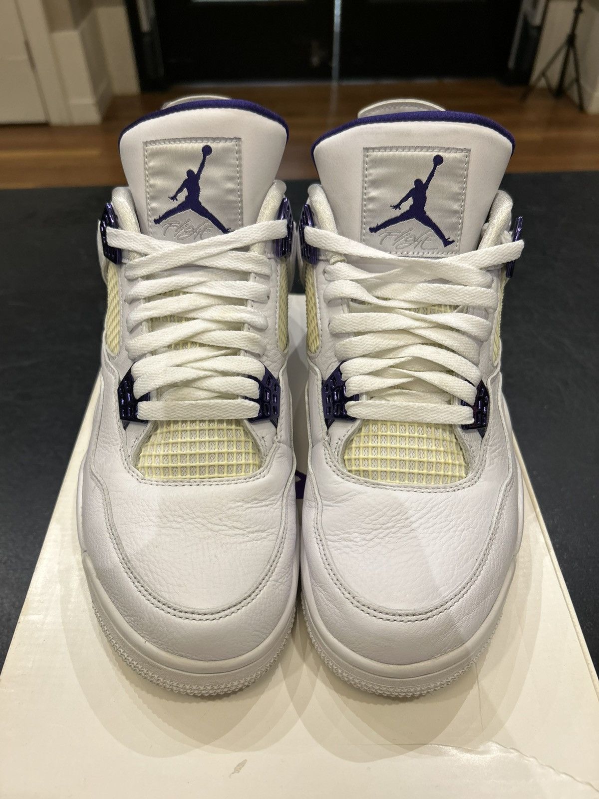 Jordan Brand Jordan 4 Retro ‘Metallic Purple’ Size US 11 / EU 44 - 4 Thumbnail