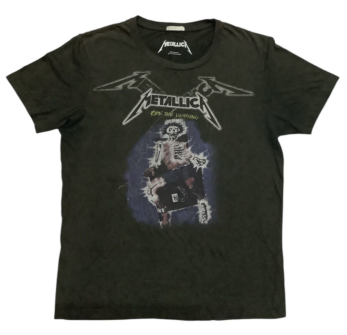 Band Tees × GU × Metallica Metallica Ride the Lightning 1984 Tour Tee Size S / US 4 / IT 40 - 1 Thumbnail