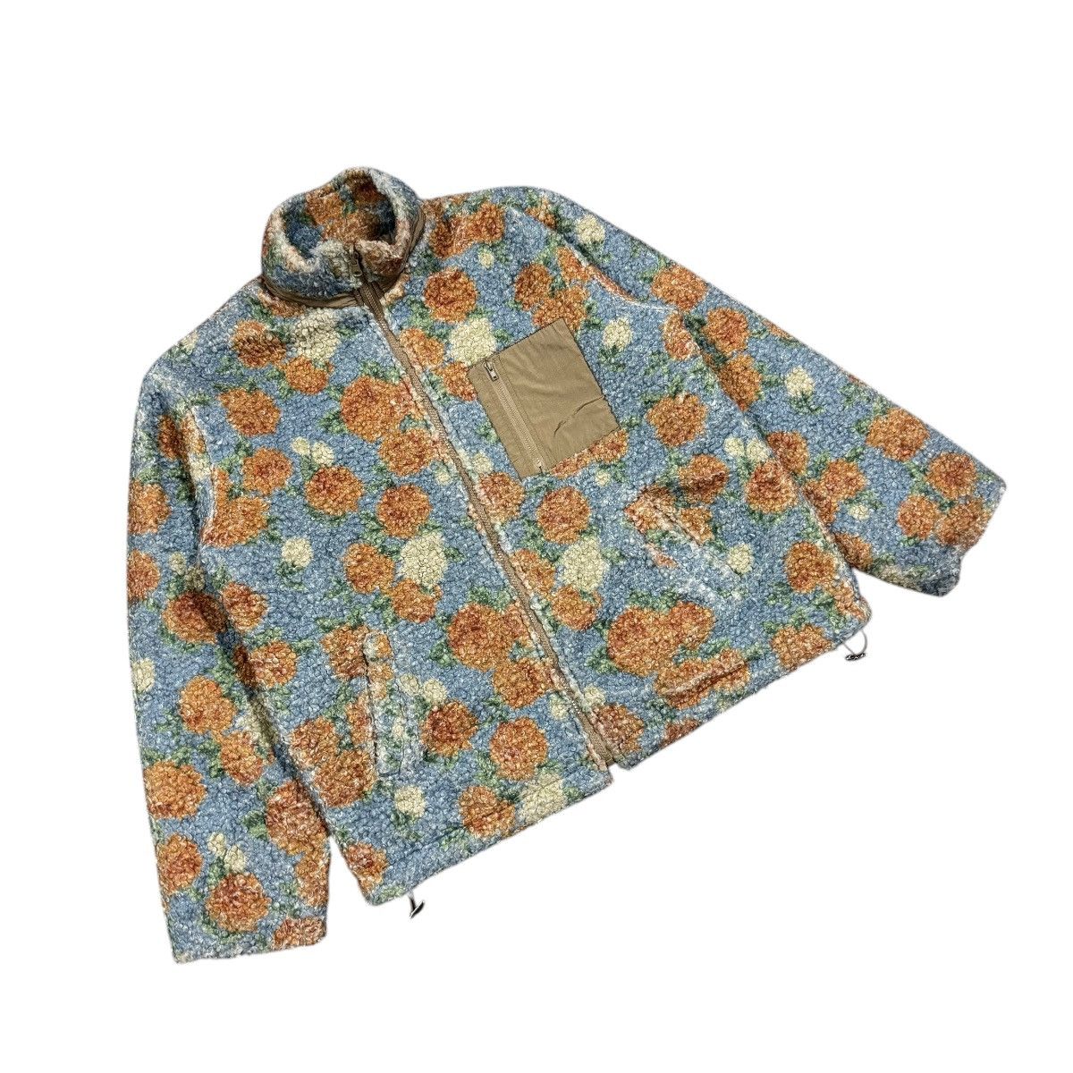 If Six Was Nine Vtg🔥Jouetie Reversible Fleece/Quilted Flower Printed Jacket Size US M / EU 48-50 / 2 - 6 Thumbnail