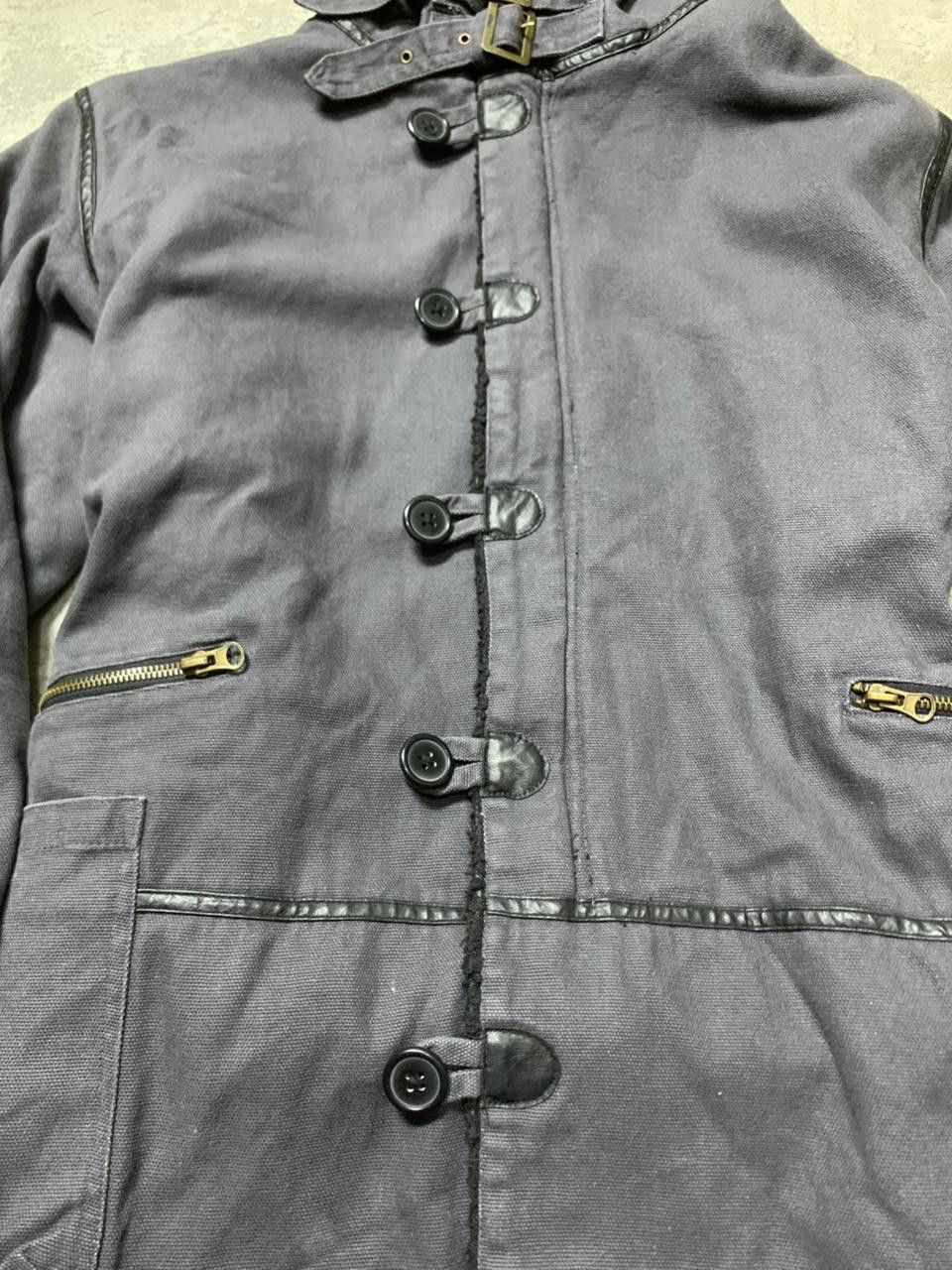 In The Attic Vintage Bicol Bird - Fur Hooded Jacket Size US XL / EU 56 / 4 - 4 Thumbnail