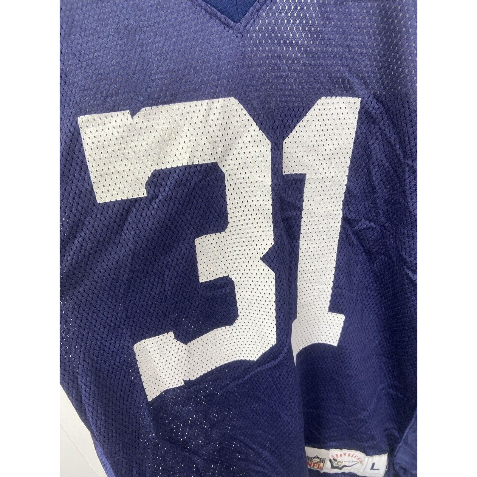 Reebok NFL Reebok Throwback Jersey Dallas Cowboys #31 Roy Williams Size US L / EU 52-54 / 3 - 3 Thumbnail