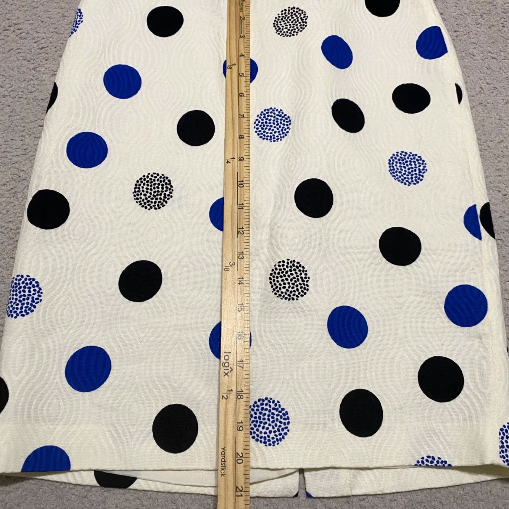 Talbots Talbots Womens Skirt 6P Petites Multicolor Geometric Lined Straight Pencil Size 28" / US 6 / IT 42 - 5 Thumbnail