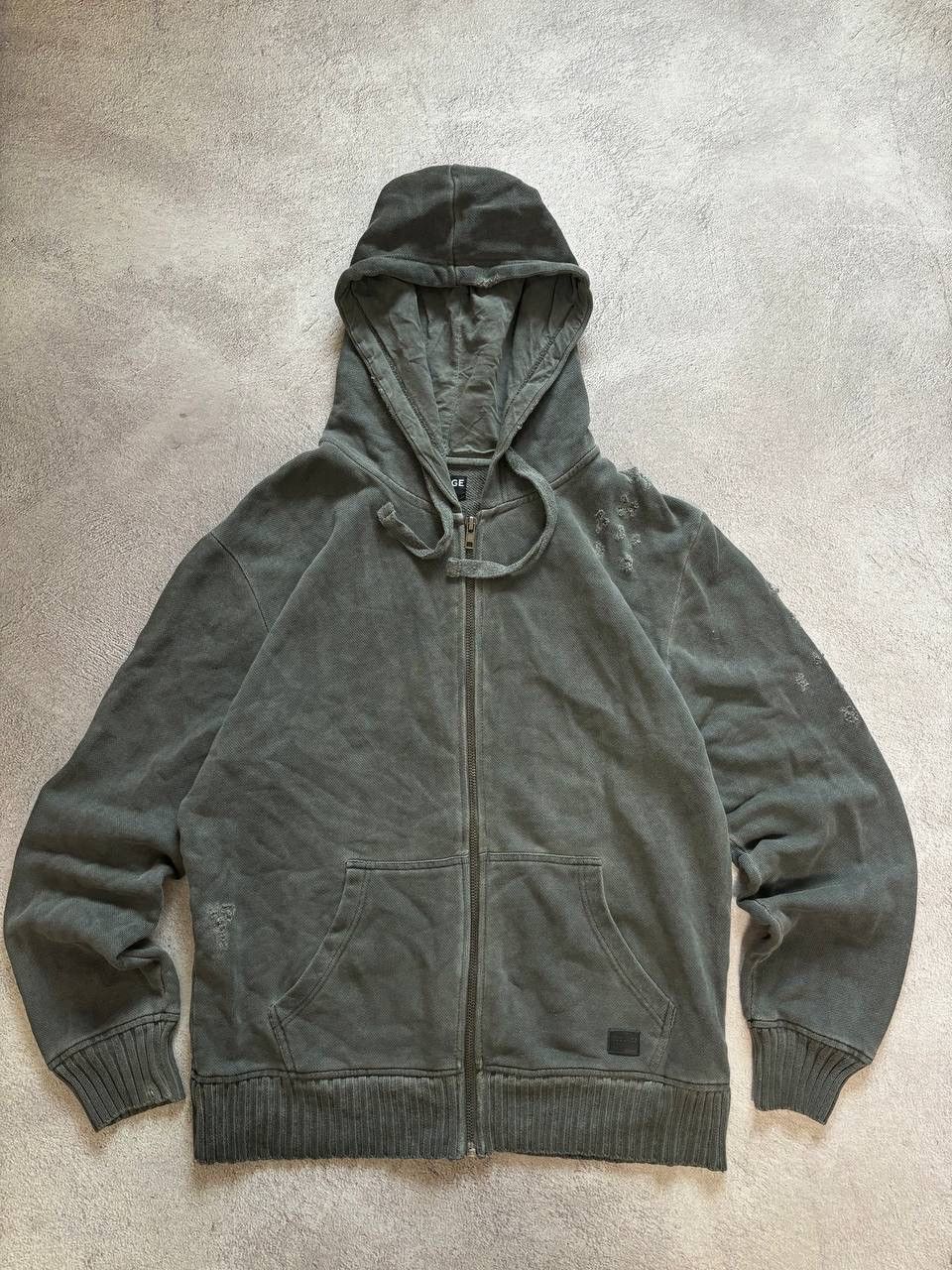 Diesel × Vintage Vintage Diesel style faded dirty distressed hoodie Size US L / EU 52-54 / 3 - 4 Thumbnail