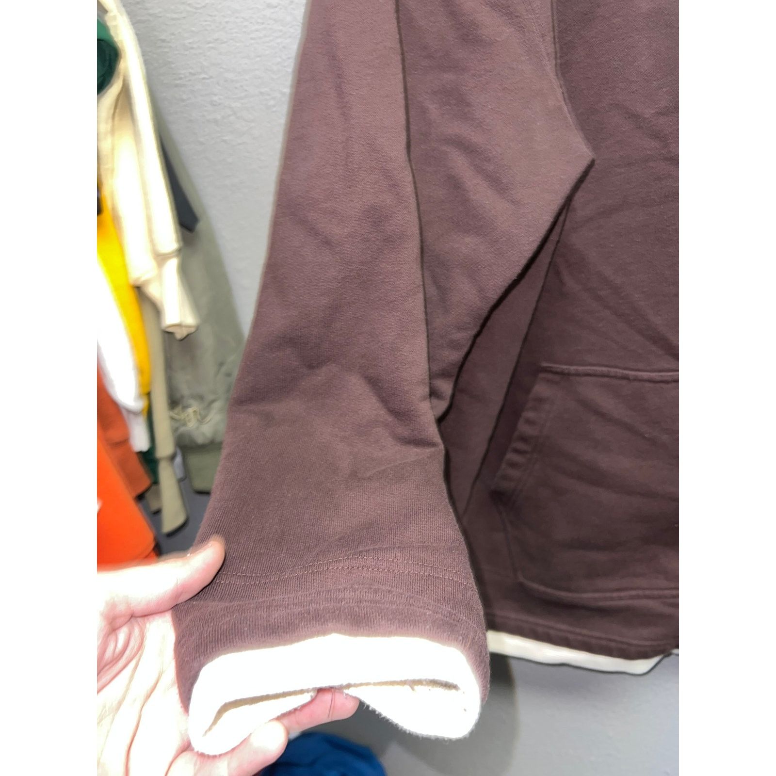 Vintage Vintage Avirex Brown Hoodie Full Zip Waffle Knit VTG 3XL Size US XXL / EU 58 / 5 - 5 Thumbnail