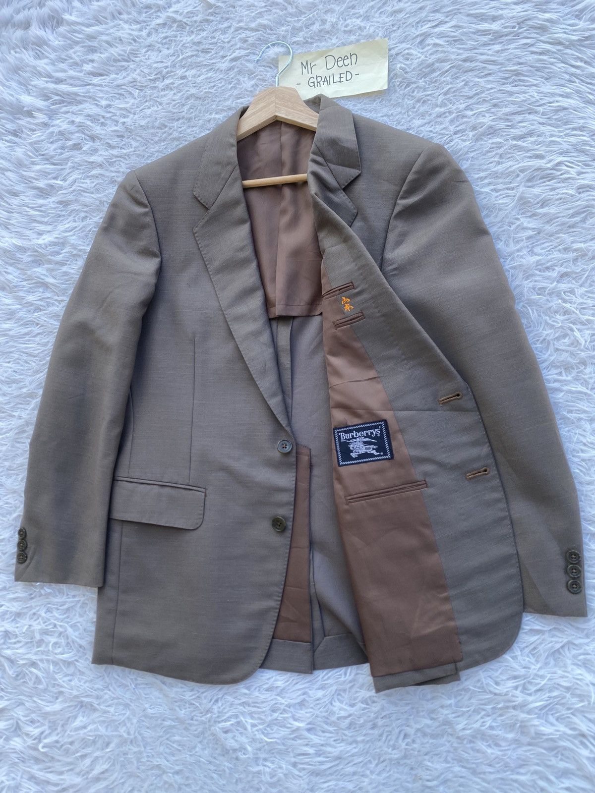 Burberry Rare Vintage Burberry Blazer Size 34S - 7 Thumbnail