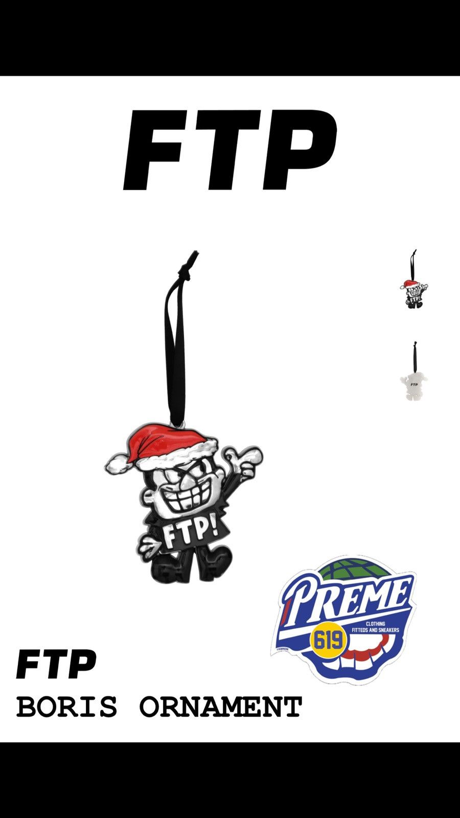 Fuck The Population Ftp Boris ornament Size ONE SIZE - 6 Thumbnail