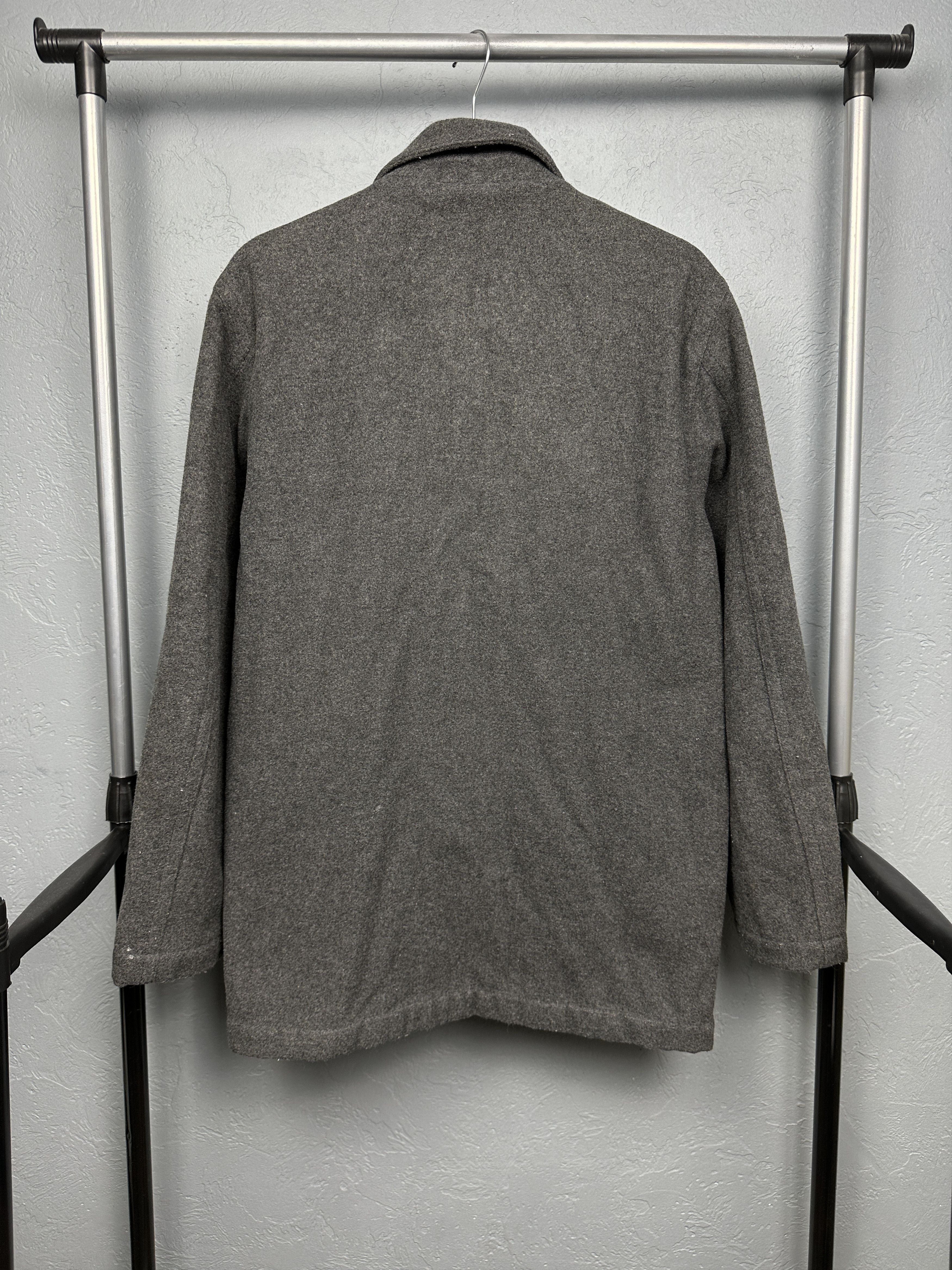 Lacoste Lacoste Vintage Mens Wool Coat Jacket Size US L / EU 52-54 / 3 - 8 Thumbnail