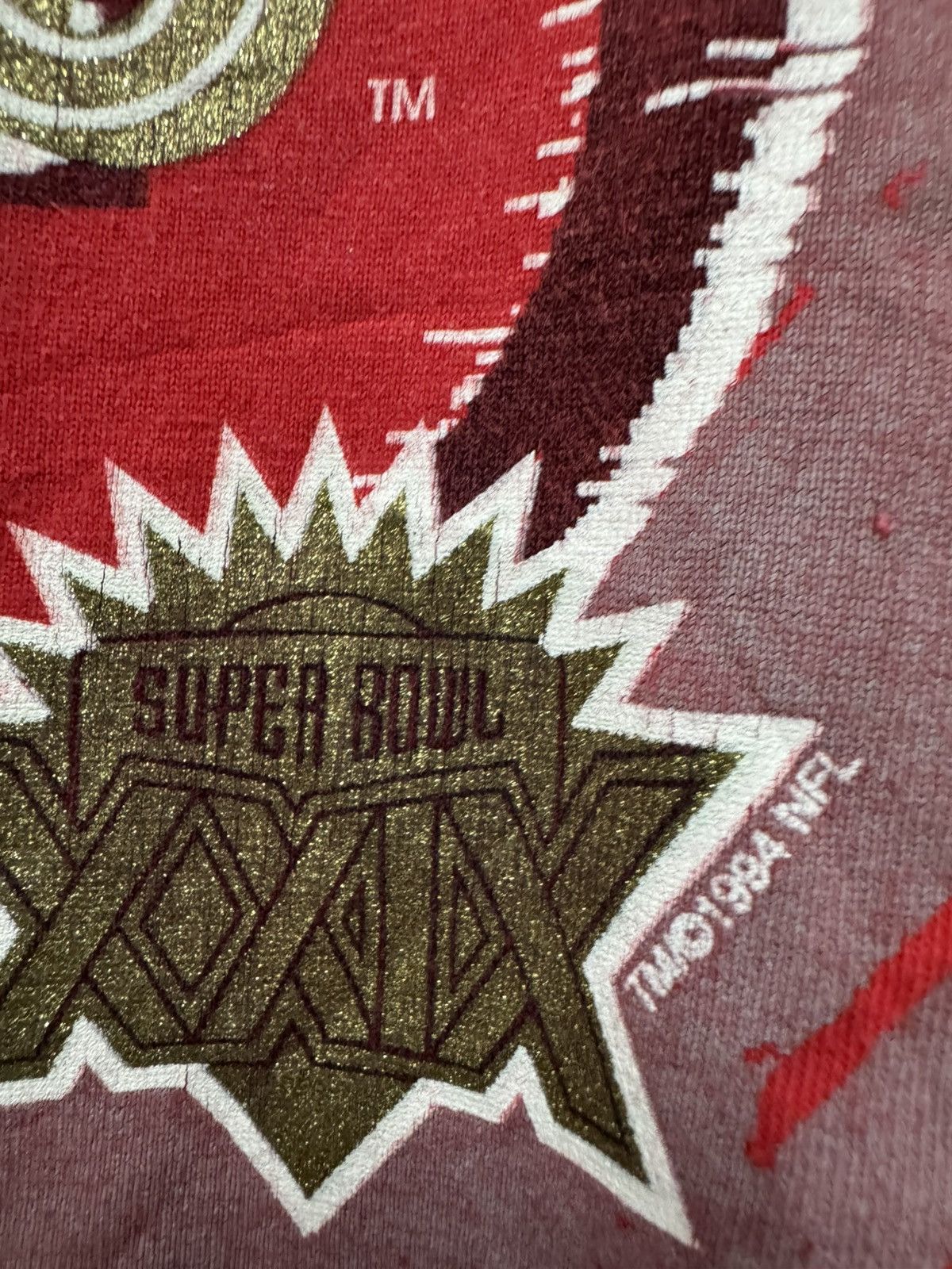 Vintage Vintage 49 Ers San Francisco Superbowl Champs T shirt Size US XL / EU 56 / 4 - 3 Thumbnail