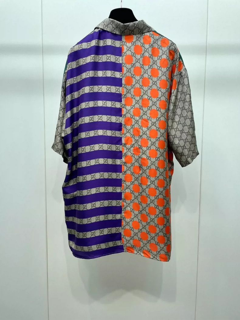 Gucci Gucci Short-sleeved silk shirt 2504-Nextarrow Size US M / EU 48-50 / 2 - 2 Thumbnail