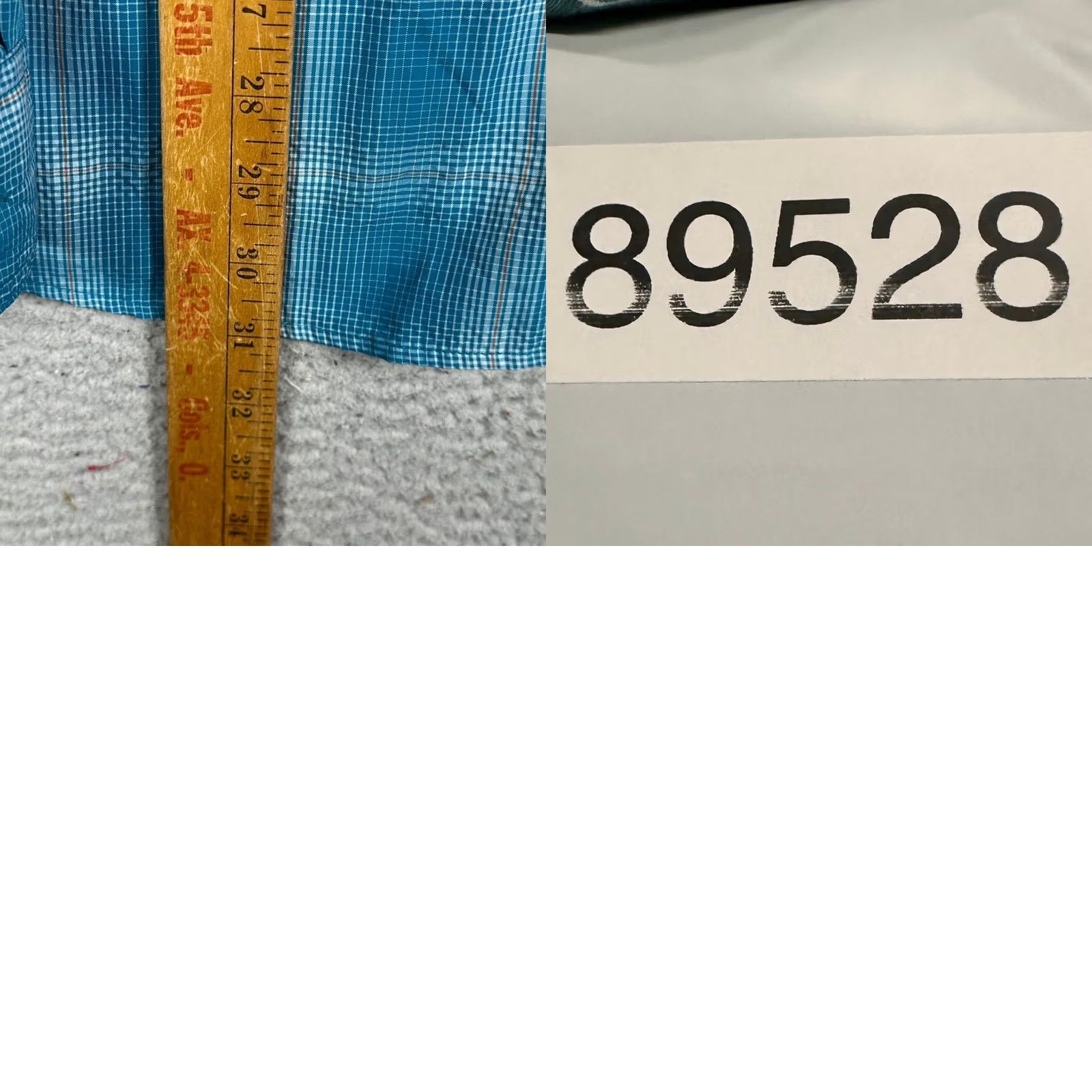Duluth Trading Company Duluth Trading Co Shirt Mens XL Blue Plaid Relaxed Fit Button-Down Pockets Size US XL / EU 56 / 4 - 8 Thumbnail