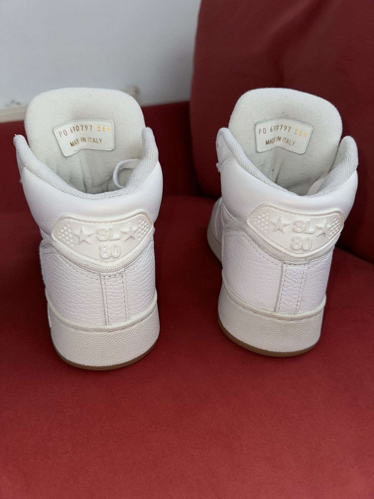 Saint Laurent Paris Saint Laurent white high sneakers, size 36.5 It Size US 6.5 / IT 36.5 - 6 Thumbnail