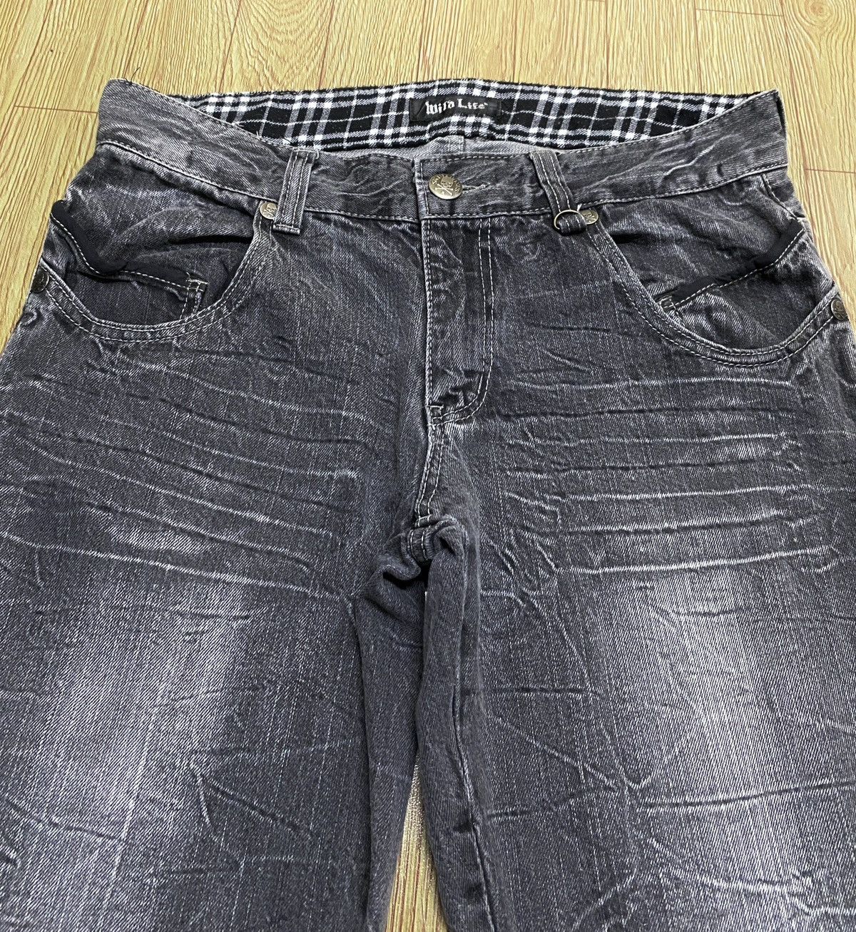 Japanese Brand Rare Design Vintage Japanese Brand Mild Life Jeans 1990s Size US 33 - 3 Thumbnail