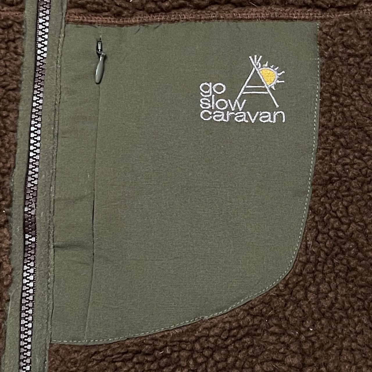 go slow caravan Go Slow Caravan Deep Pile Fleece Vest Brown Size US L / EU 52-54 / 3 - 4 Thumbnail
