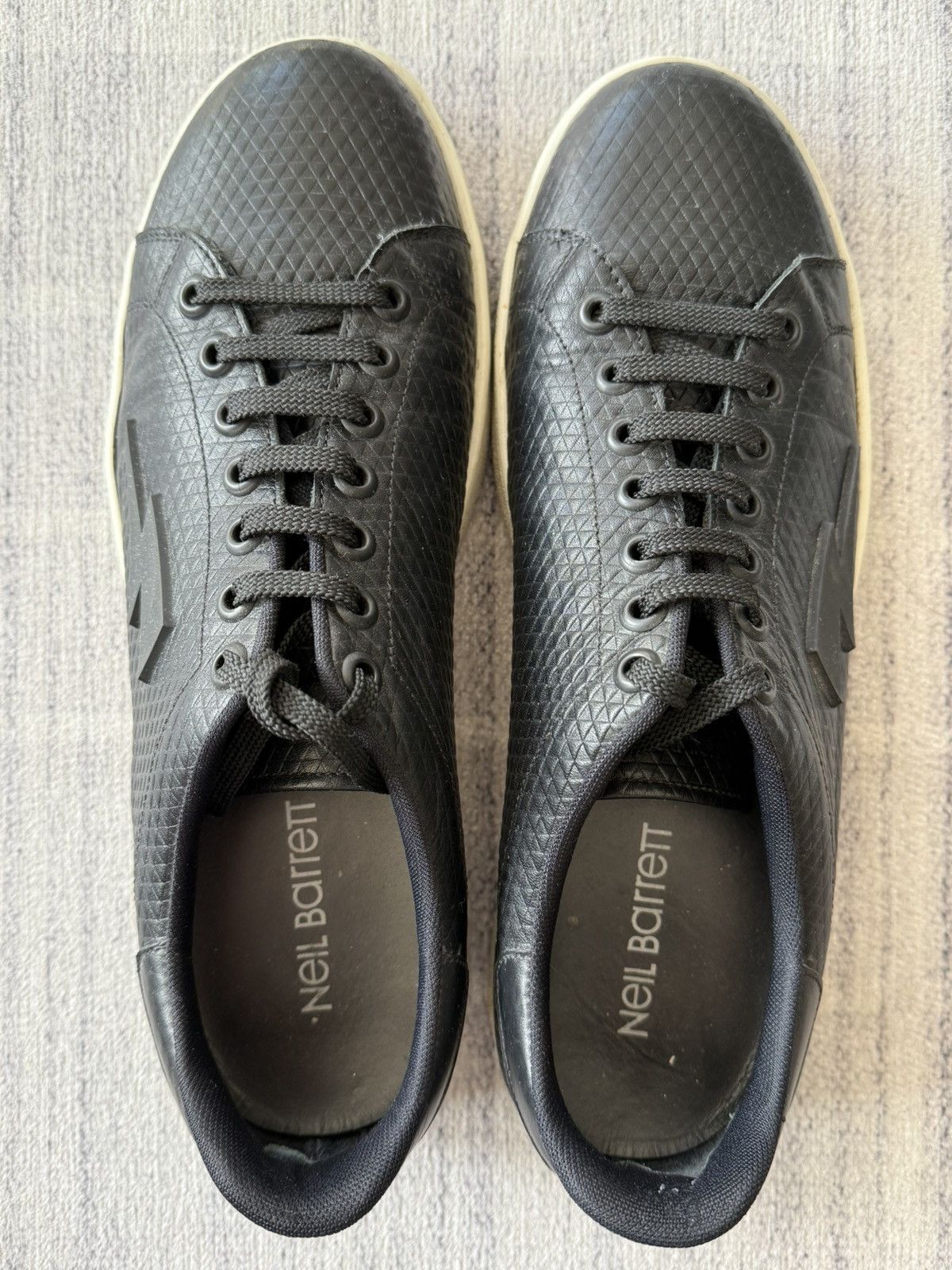Neil Barrett black sneakers 11