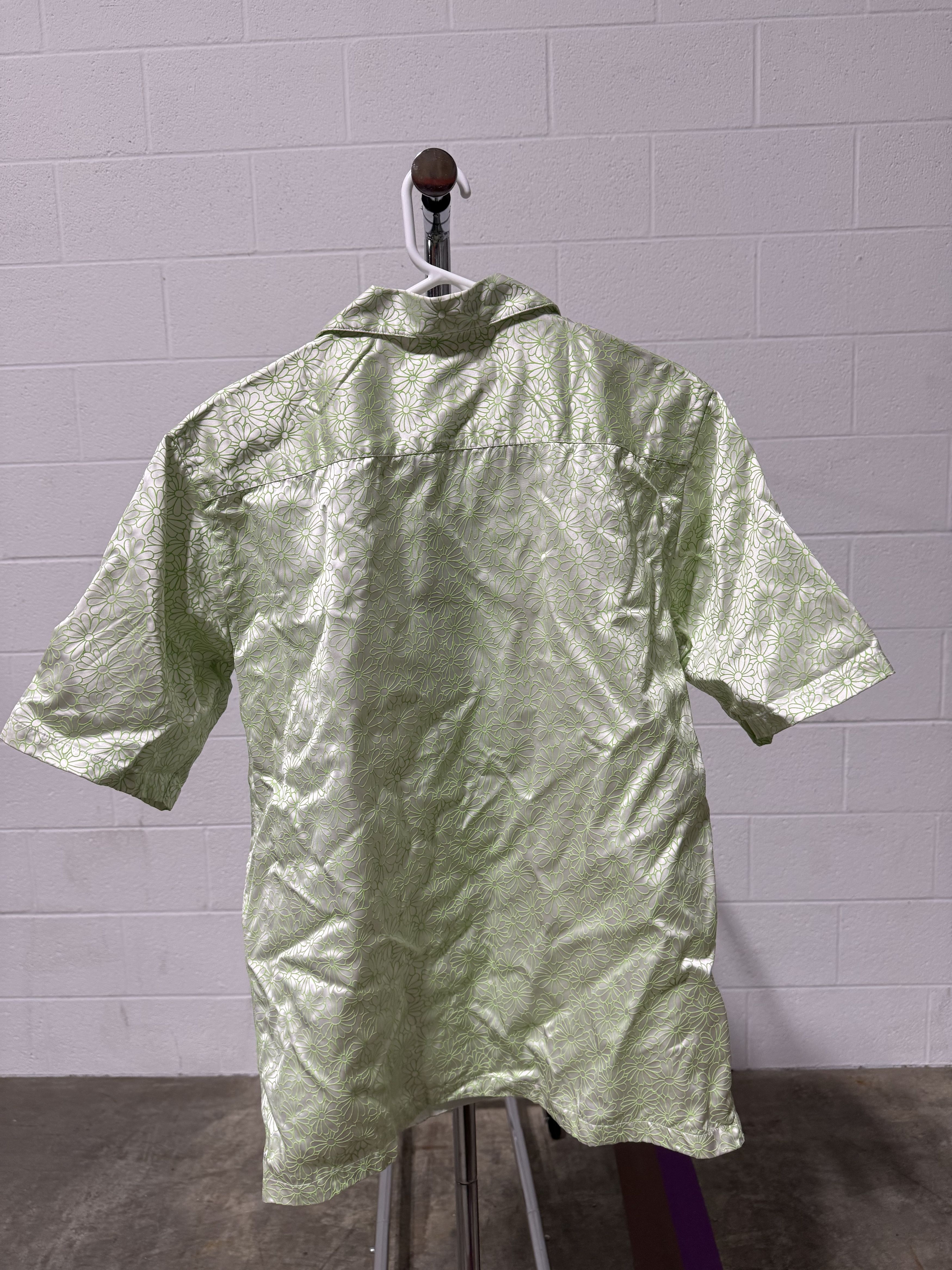 Martine Rose Martine Rose Hawaiian Shirt 'Green Floral' Size US S / EU 44-46 / 1 - 4 Thumbnail