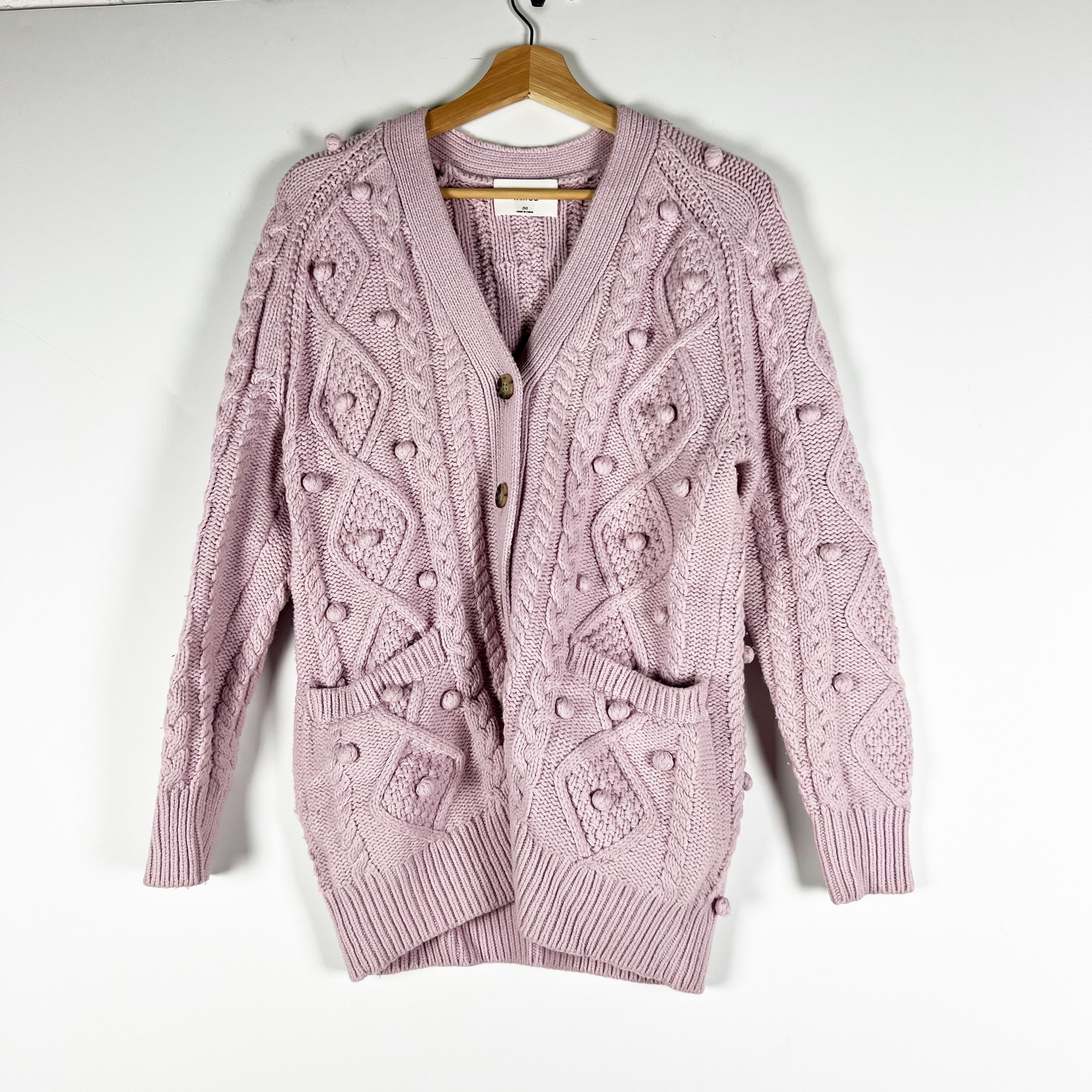 Aritzia Wilfred Aritzia New Alps Cable Knit Merino Size XXS / US 00 / IT 34 - 1 Thumbnail