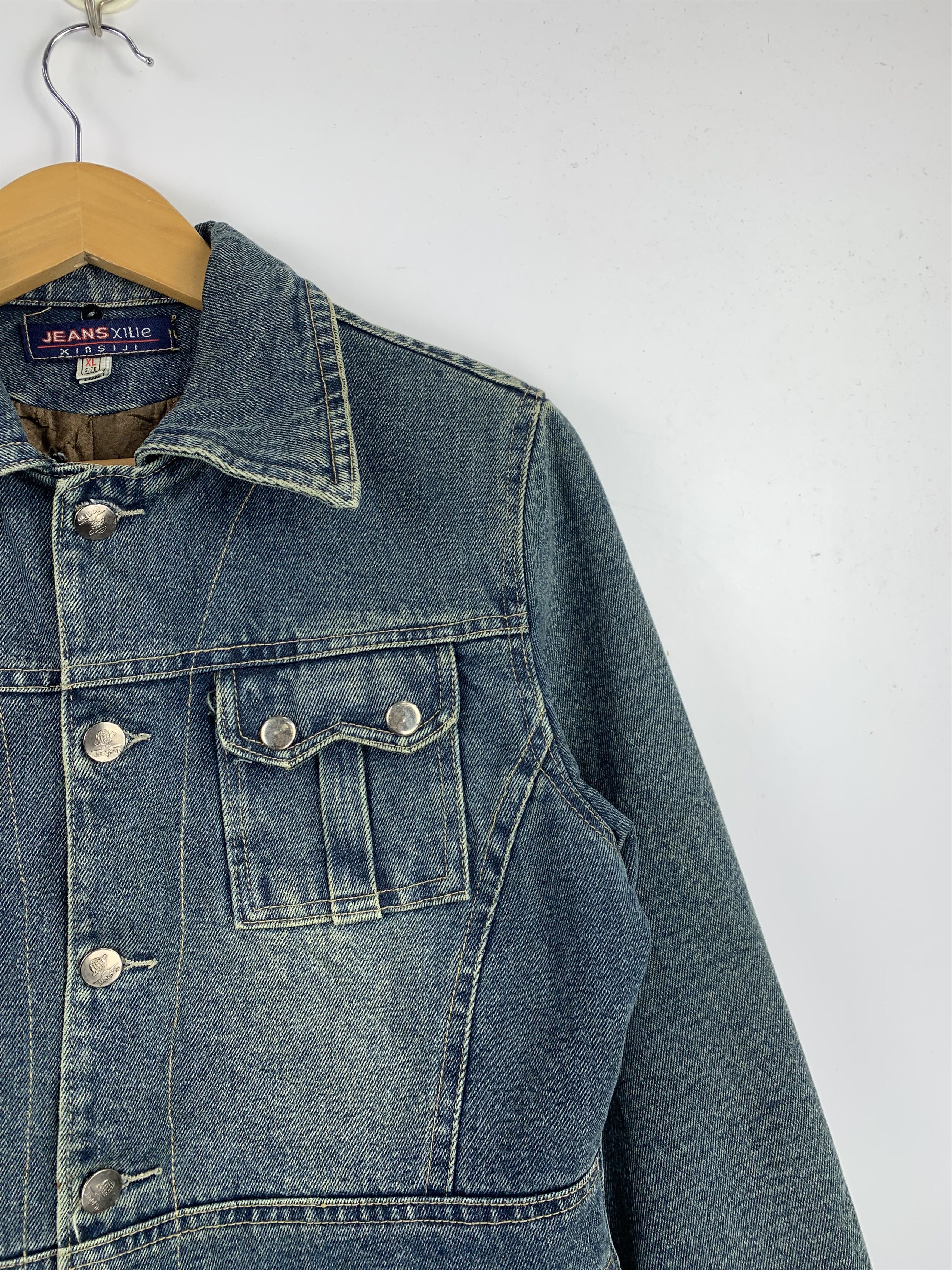 Japanese Brand Vintage Japanese Brand Trucker Denim Jacket J1511 Size US XL / EU 56 / 4 - 8 Thumbnail