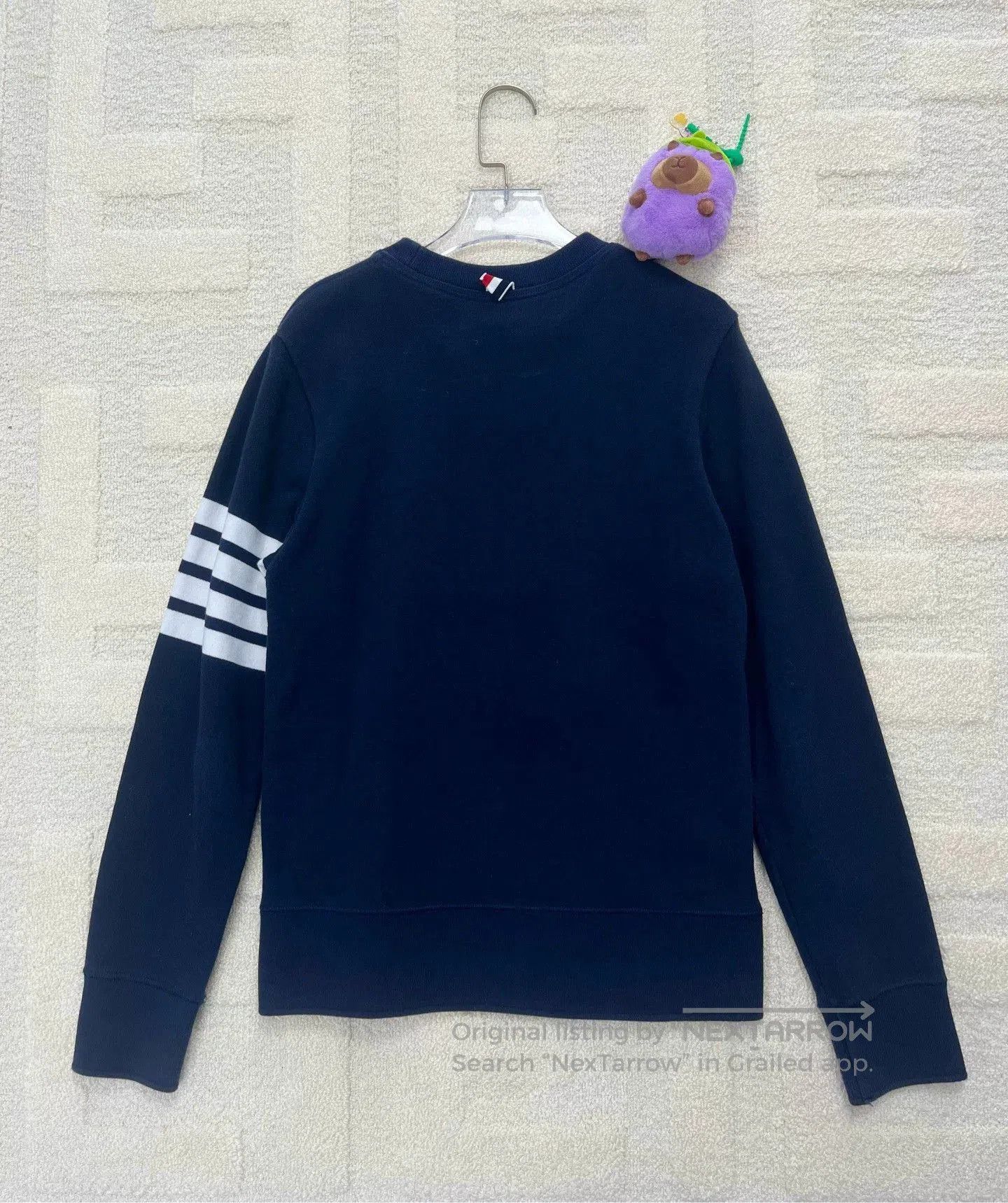 Thom Browne Thom Browne Navy Striped Sweatshirt. Size US M / EU 48-50 / 2 - 5 Thumbnail