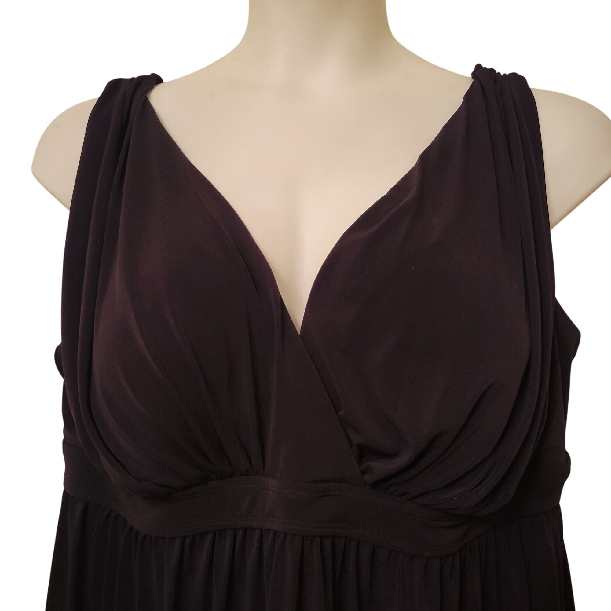 Other Sonnet Shores 24W Black Swimsuit Tankini Top Built In Briefs Size 4XL / US 24-26 - 3 Thumbnail