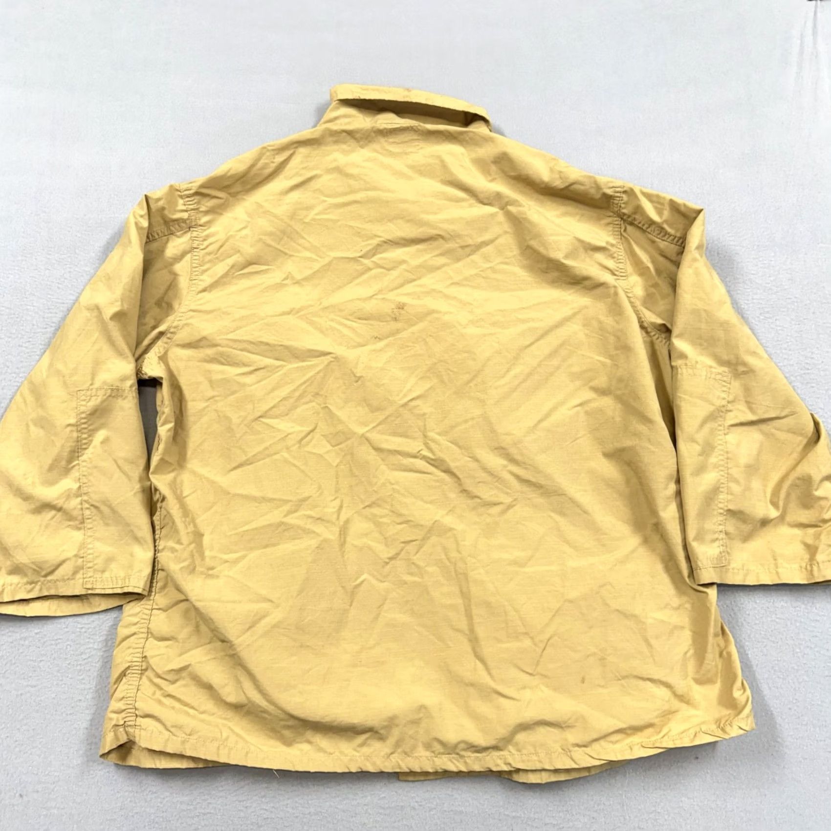 Vintage Brigade Quartermasters Coat Mens XL Beige Combat Field Military Ripstop Jacket Size US XL / EU 56 / 4 - 5 Thumbnail