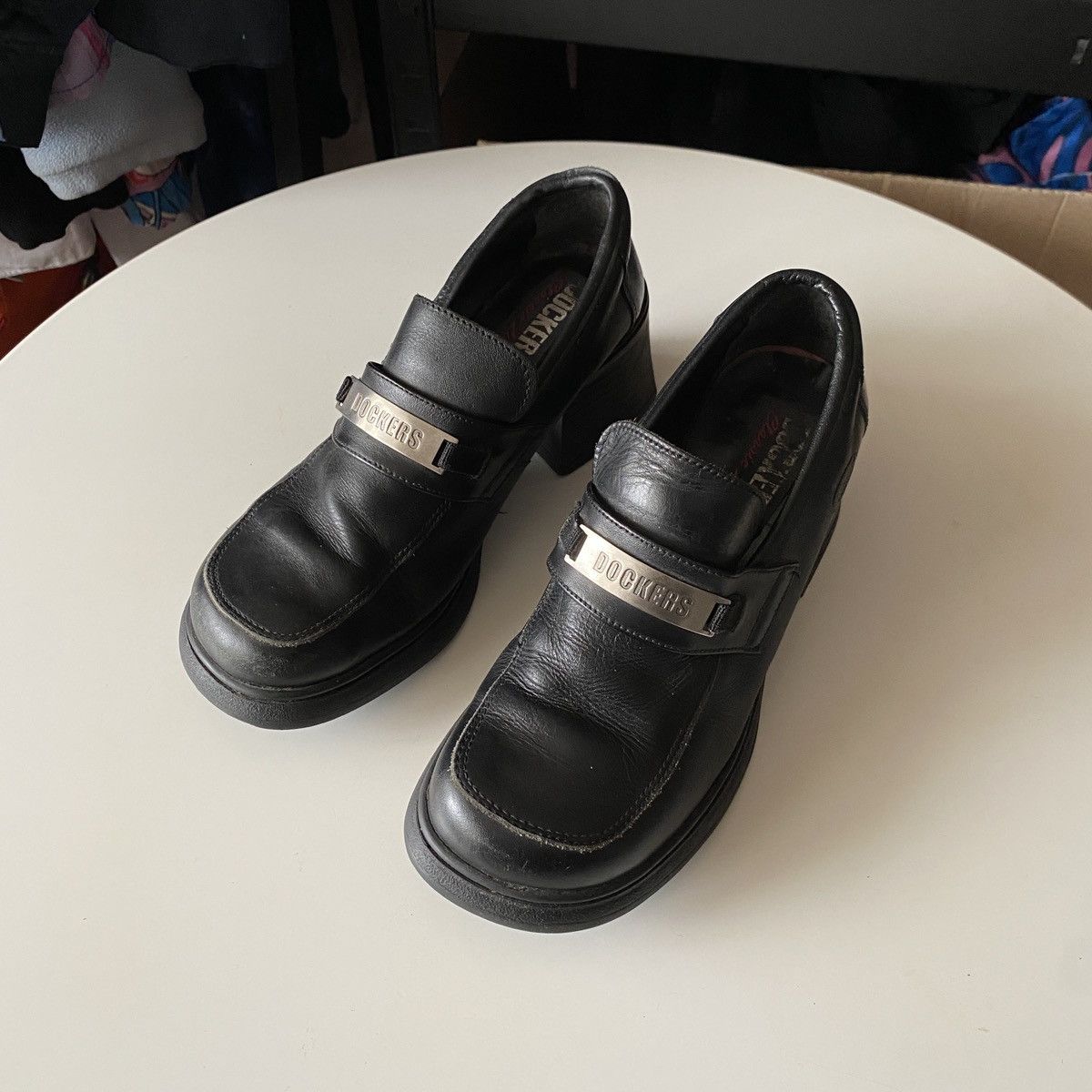 Designer × Dockers × Vintage vintage genuine leather mules dockers Size US 8 / IT 38 - 1 Thumbnail