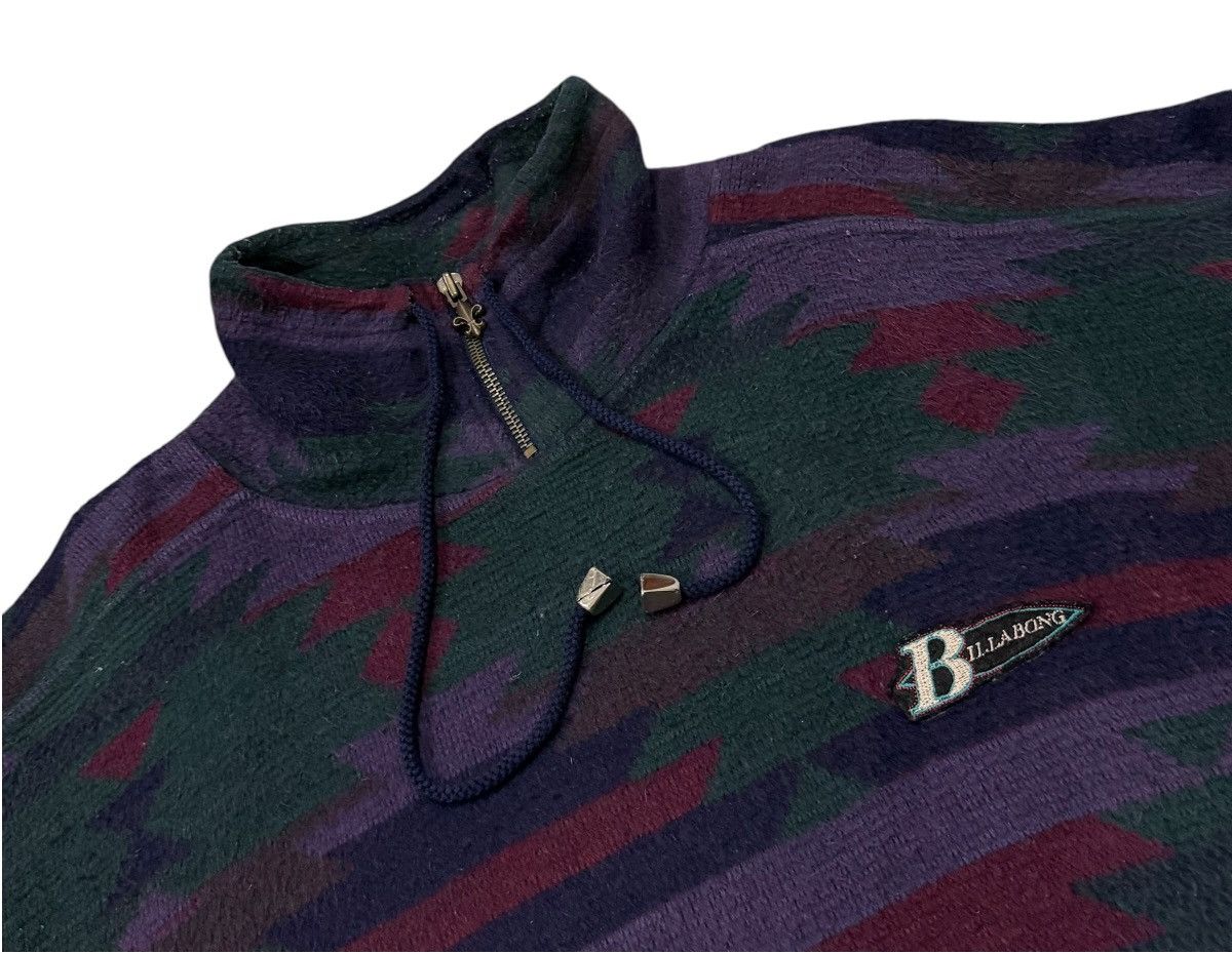 Billabong Vintage Billabong Native Design Turtleneck Fleece Jacket Size US L / EU 52-54 / 3 - 7 Thumbnail