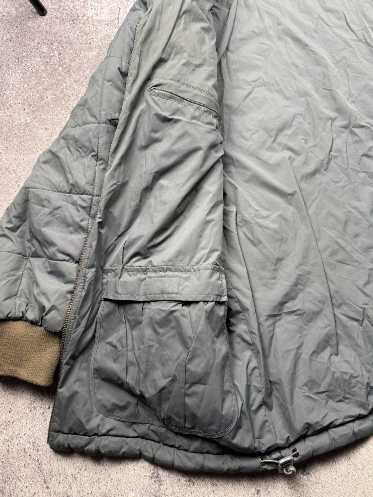Schott Vintage SCHOTT Y2K Quilted Long Jacket Bomber Flight Militar Size US XL / EU 56 / 4 - 13 Thumbnail
