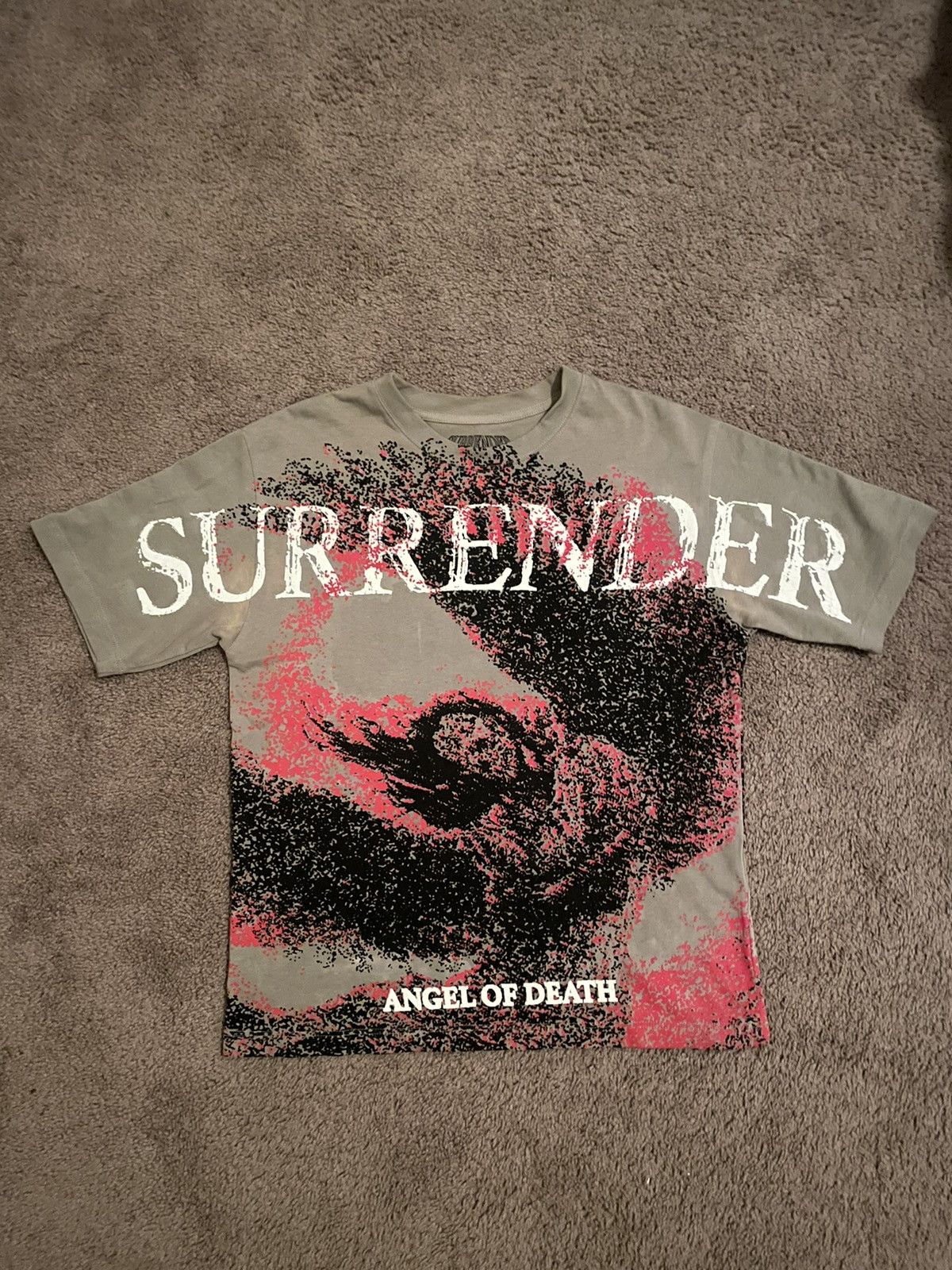 If Six Was Nine × Japanese Brand × Vintage Surrender “Angel Of Death” Shirt Size US S / EU 44-46 / 1 - 1 Thumbnail