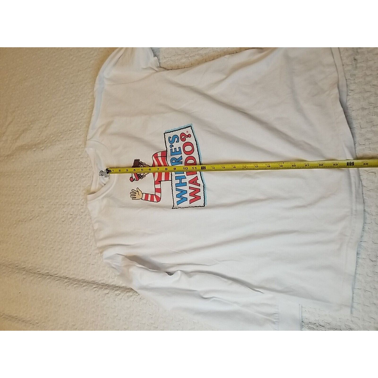 Vintage VTG Where's Waldo Long Sleeve White T-Shirt Mens Extra Large Size US XL / EU 56 / 4 - 3 Thumbnail