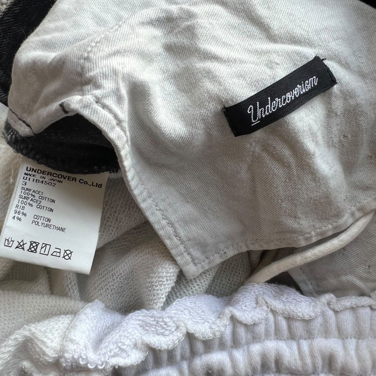 Jun Takahashi × Undercover UNDERCOVER 22SS Hybrid Sweat Denim Pants Size US 31 - 6 Thumbnail