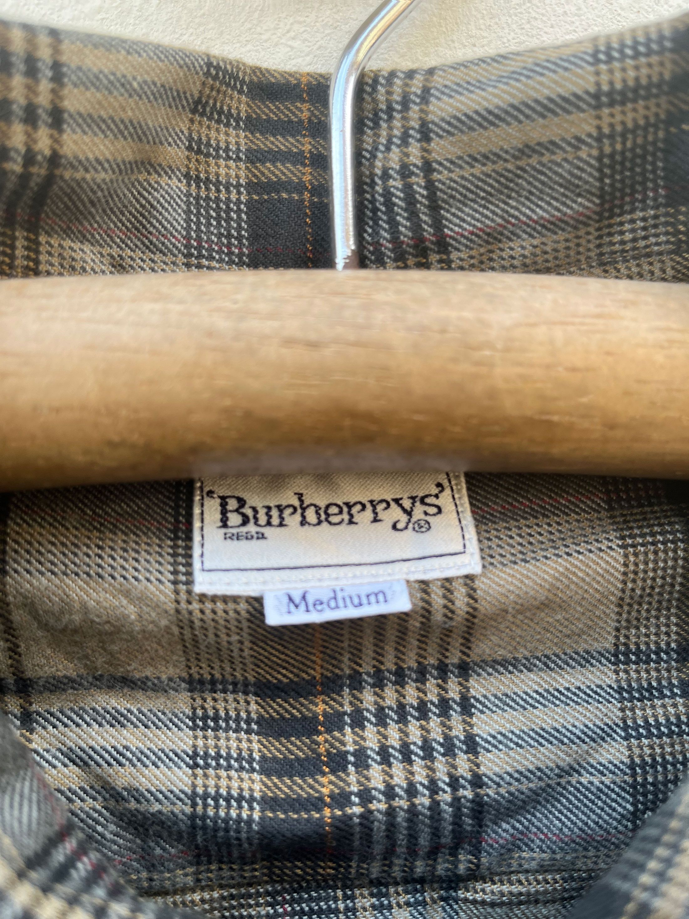 Burberry × Designer Vintage Burberry's Button Up Size US M / EU 48-50 / 2 - 2 Thumbnail