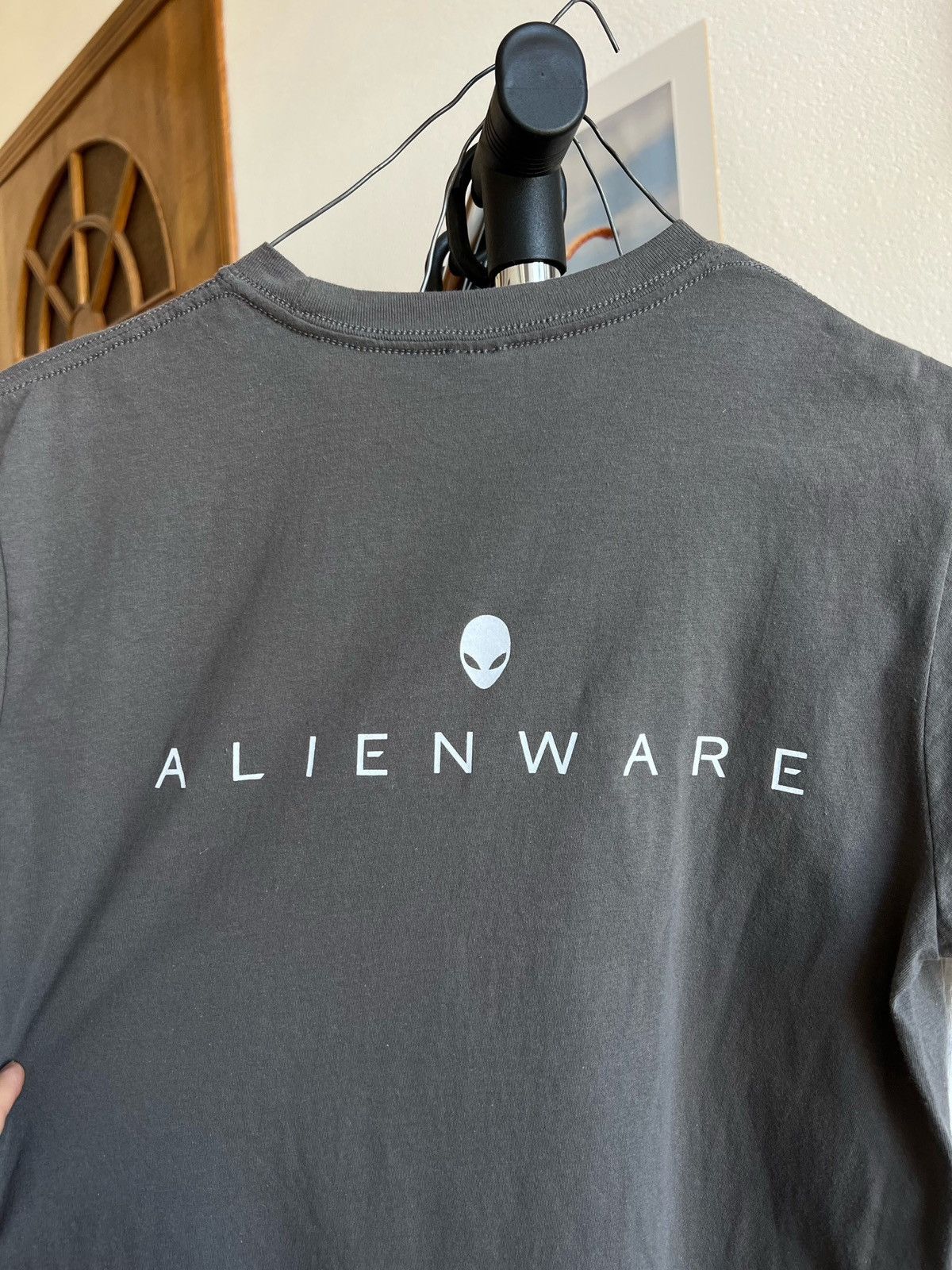 Alien Workshop × Band Tees × Vintage Vintage ALIENWARE by Intel Printed Alien Head T Shirt Size US M / EU 48-50 / 2 - 7 Thumbnail