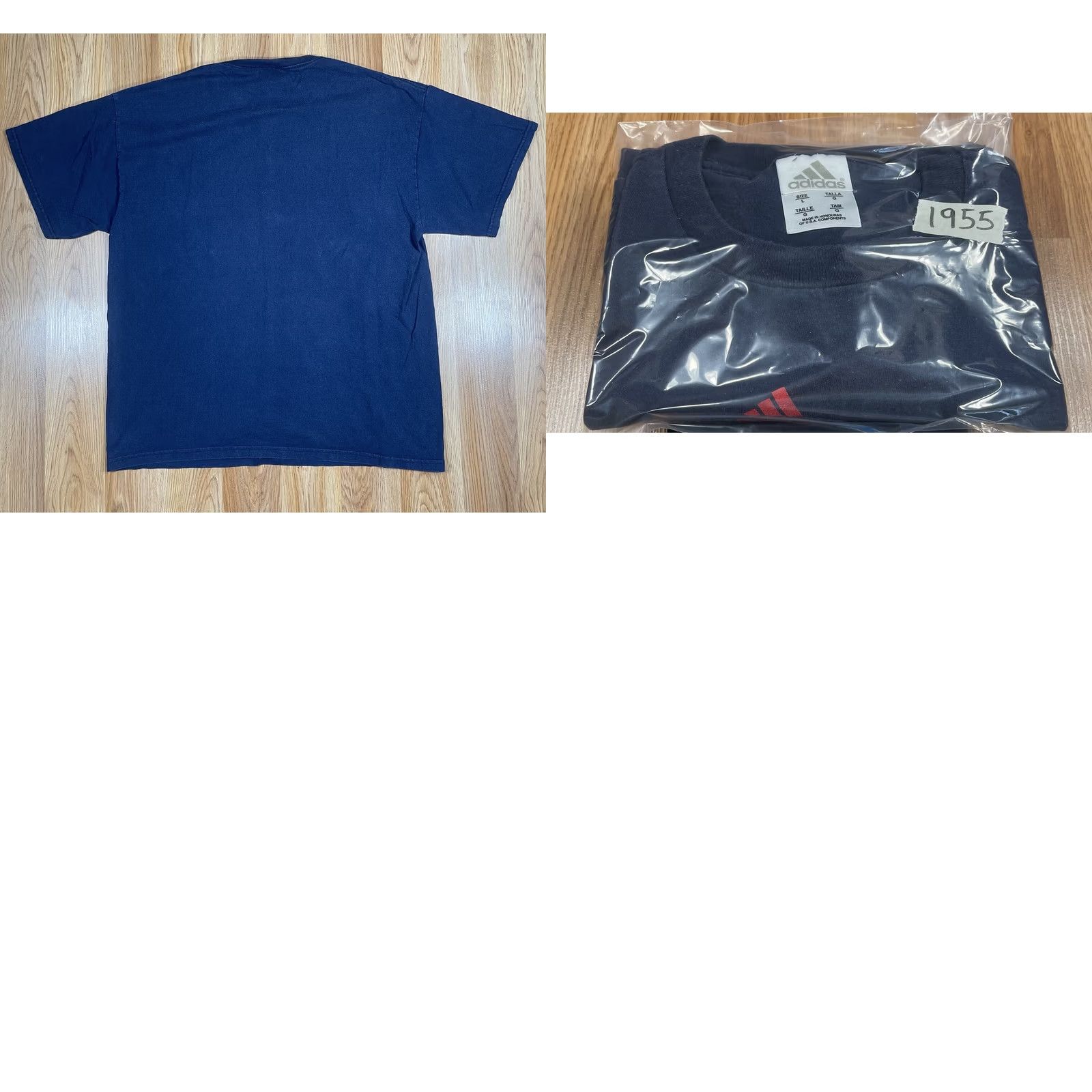 Adidas Adidas T-Shirt Mens L Large Blue CrewNeck Short Sleeve Boston Red Sox Graphics Size US L / EU 52-54 / 3 - 9 Thumbnail