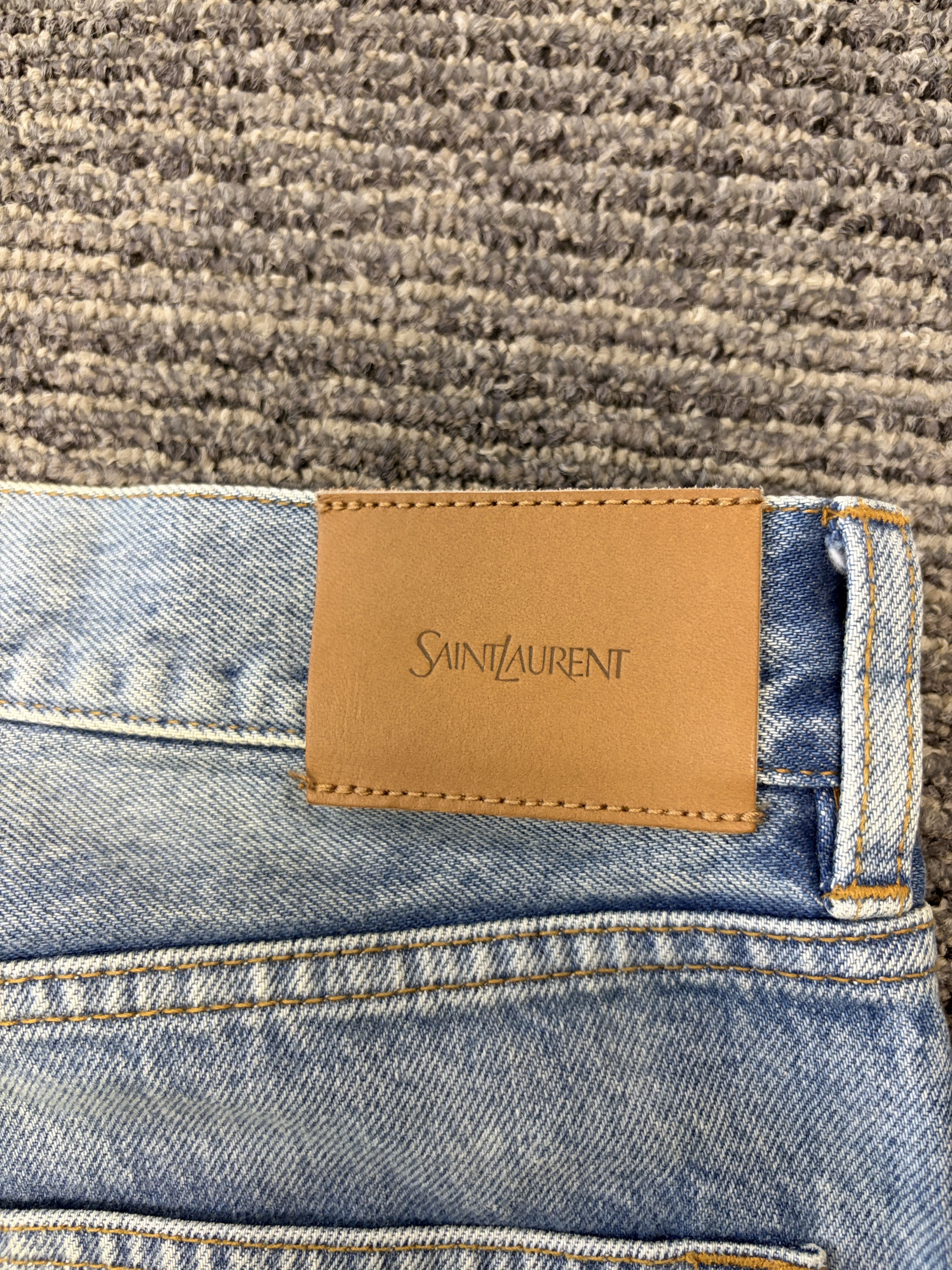 Saint Laurent Paris Saint Laurent D48 Straight leg denim Size US 33 - 5 Thumbnail