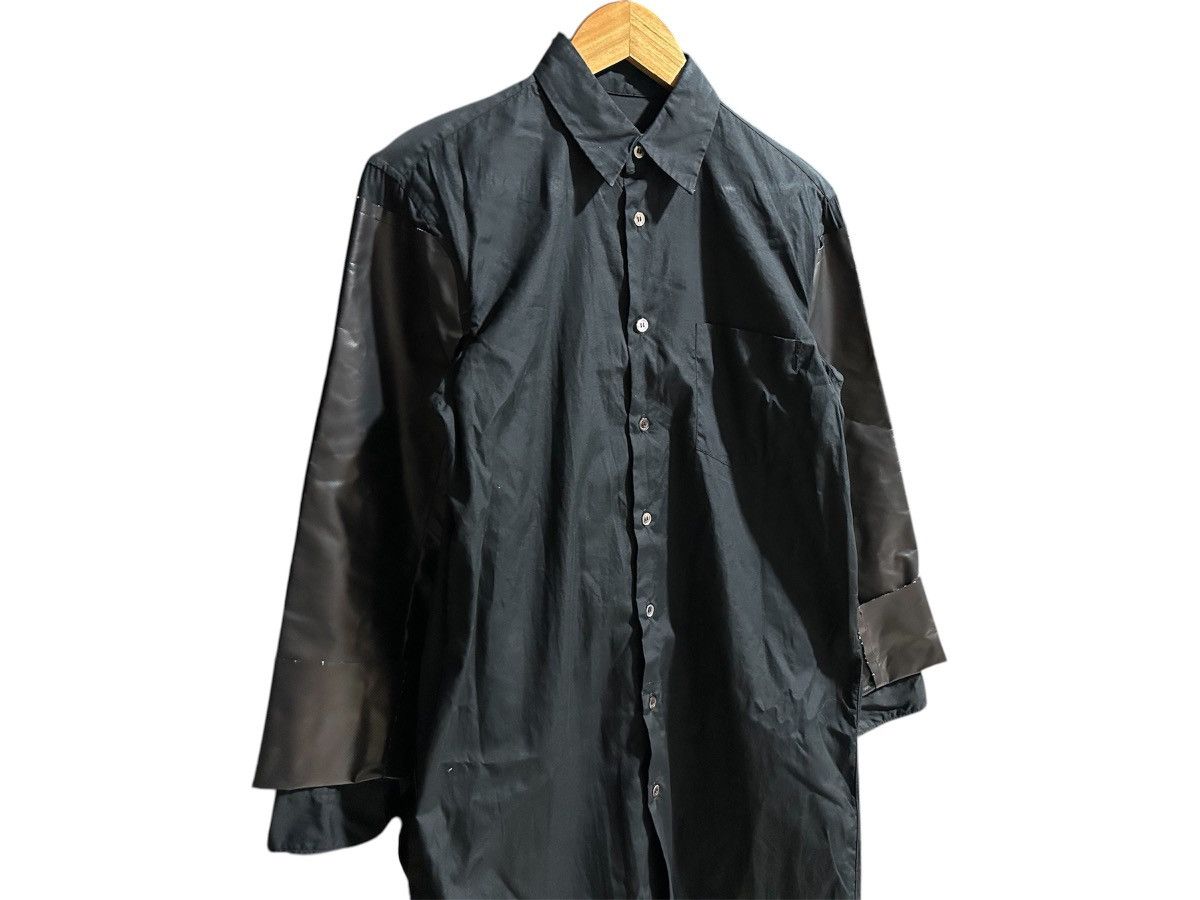 Comme des Garcons 🔥Archived Ss10 Comme Des Garcons Long Shirt PVC Sleeve Size US XS / EU 42 / 0 - 2 Thumbnail