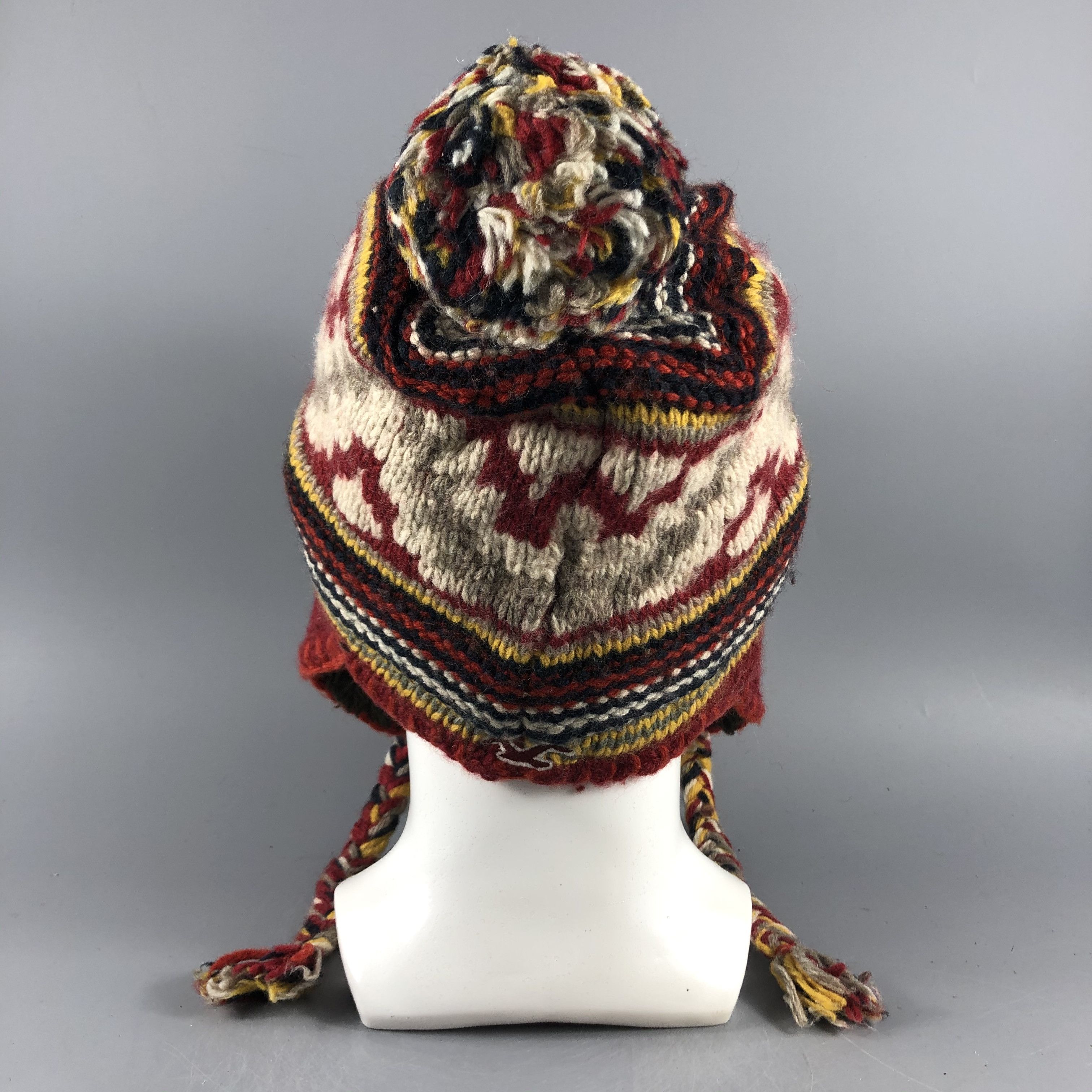 Japanese Brand × Other × Vintage Ear Flap Hat Fair Isle Beanie Snow Hat Snow Cap -D261 Size ONE SIZE - 2 Thumbnail
