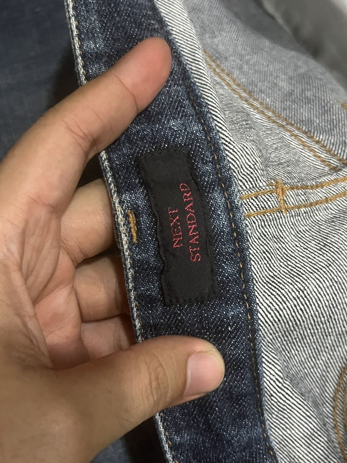 NEXT Vintage Next Standard Blue Faded Washed Loose Fit Jeans Size US 32 / EU 48 - 16 Thumbnail