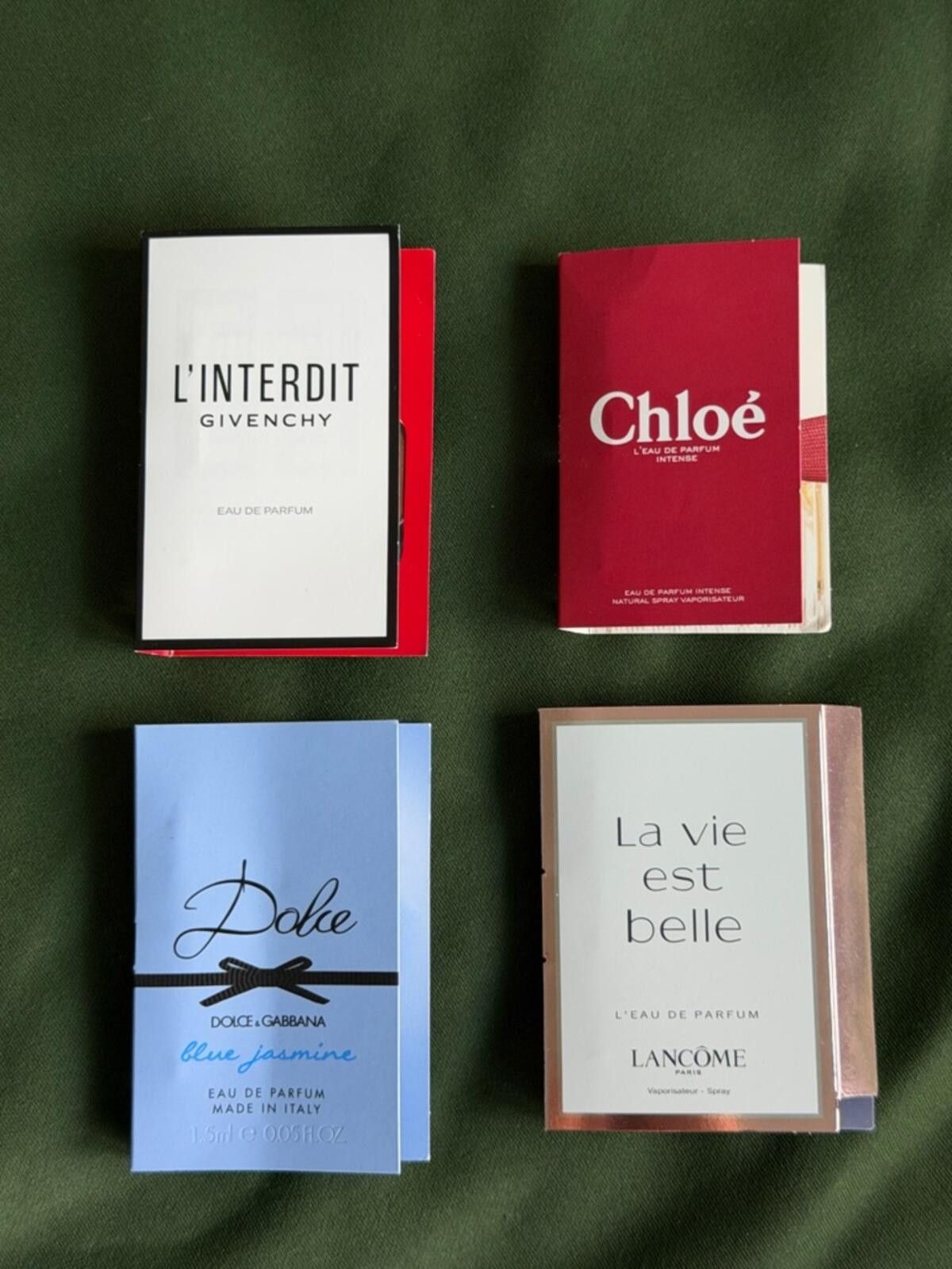 Givenchy Designer / Givenchy Lancome Chloe Dolce Perfume Samples 4pc Size ONE SIZE - 1 Thumbnail