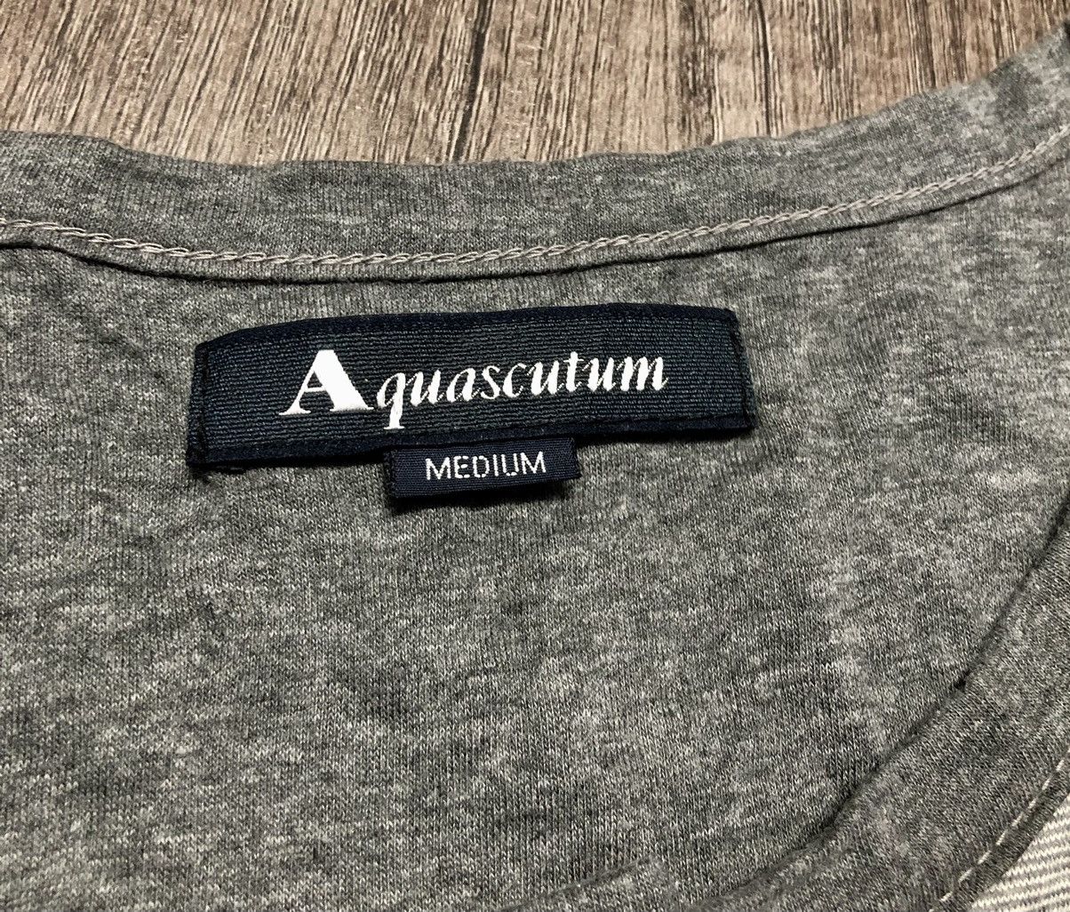 Aquascutum × Japanese Brand × Vintage Vintage Aquascutum Long Sleeve Pocket Tee Shirt Size US M / EU 48-50 / 2 - 3 Thumbnail