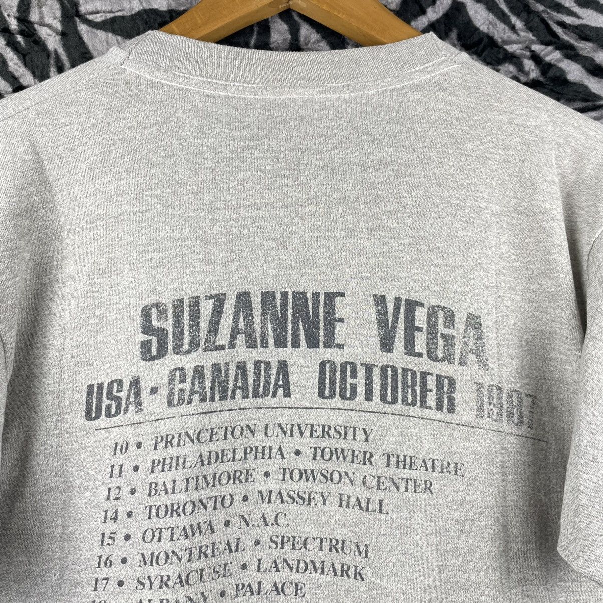 Band Tees × Vintage Vintage Suzanne Vega T-Shirt World Tour 1987 Size US M / EU 48-50 / 2 - 12 Thumbnail