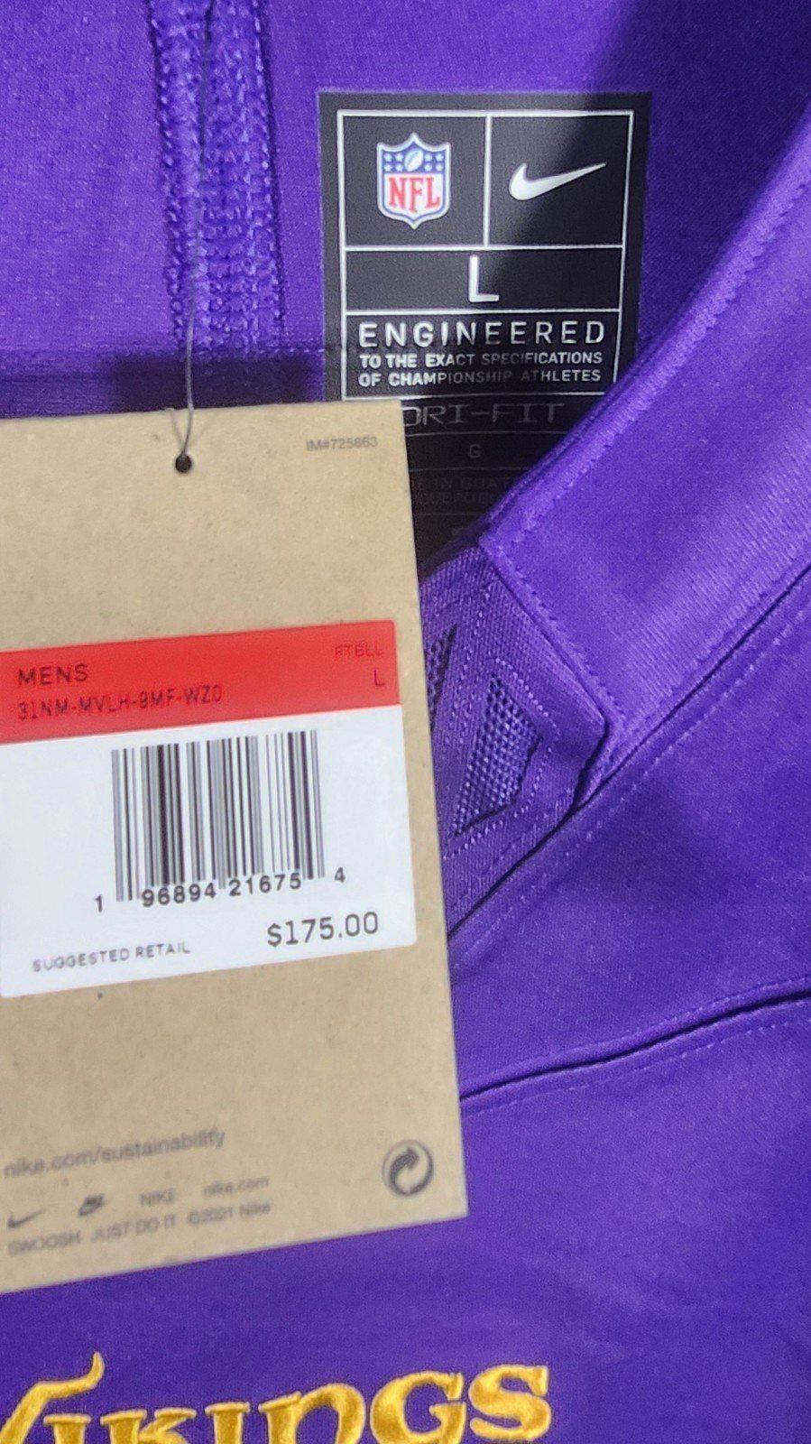 Designer Minnesota Vikings Justin Jefferson #2 Jersey - Men's Purple Size US L / EU 52-54 / 3 - 2 Thumbnail