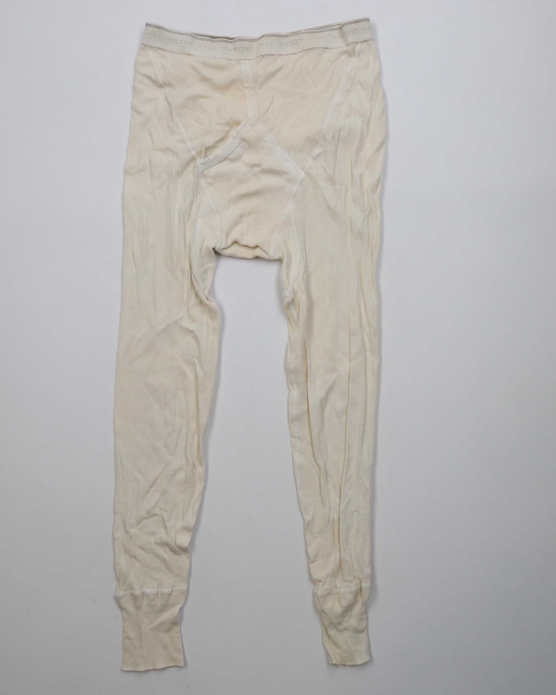 Jockey Vintage 40s Jockey Coopers Y Front Thermal Knit Pants USA Size US 34 / EU 50 - 1 Thumbnail