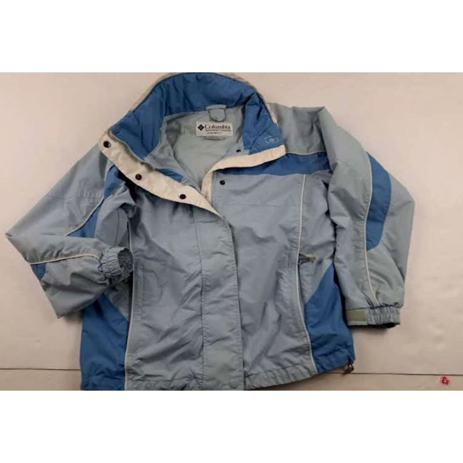 Vintage Columbia Jacket Women's Ski Lightweight Zip Short Blue XS? (Size S) Size S / US 4 / IT 40 - 3 Thumbnail