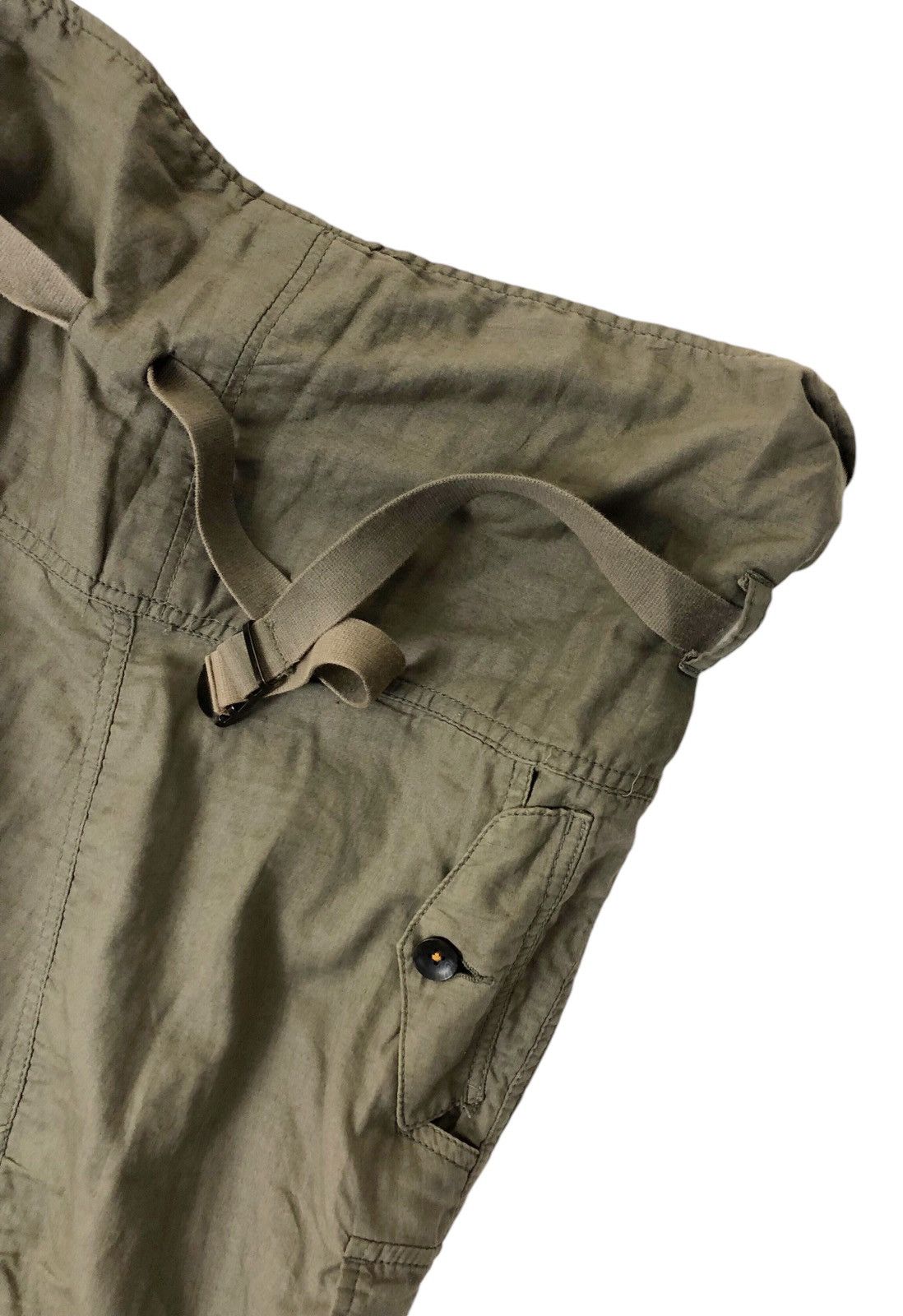 Japanese Brand Japan Brand JPEGG Wrap Ups Waist Crop Cargo Pants Size US 35 - 8 Thumbnail