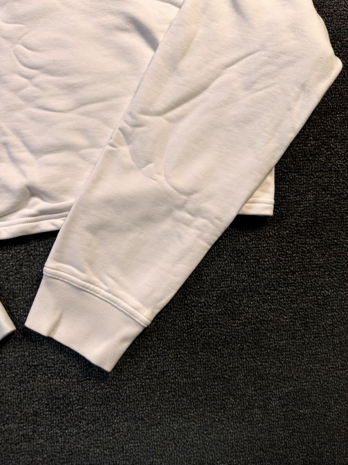 Lululemon Lululemon White French Terry Cropped Hoodie, Sz 14 Size XL / US 12-14 / IT 48-50 - 4 Thumbnail