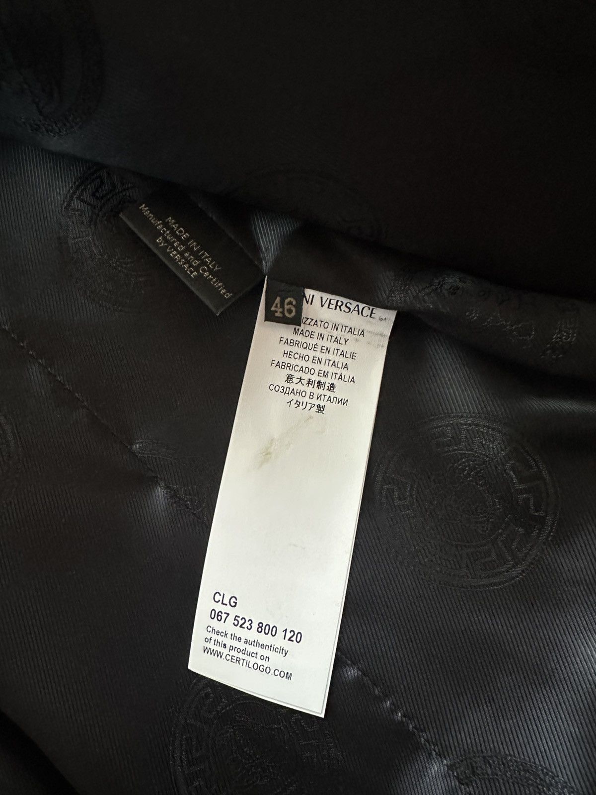 Versace Versace Barocco Medusa Jacket IT46 Made in Italy - Luxury Size US S / EU 44-46 / 1 - 9 Thumbnail