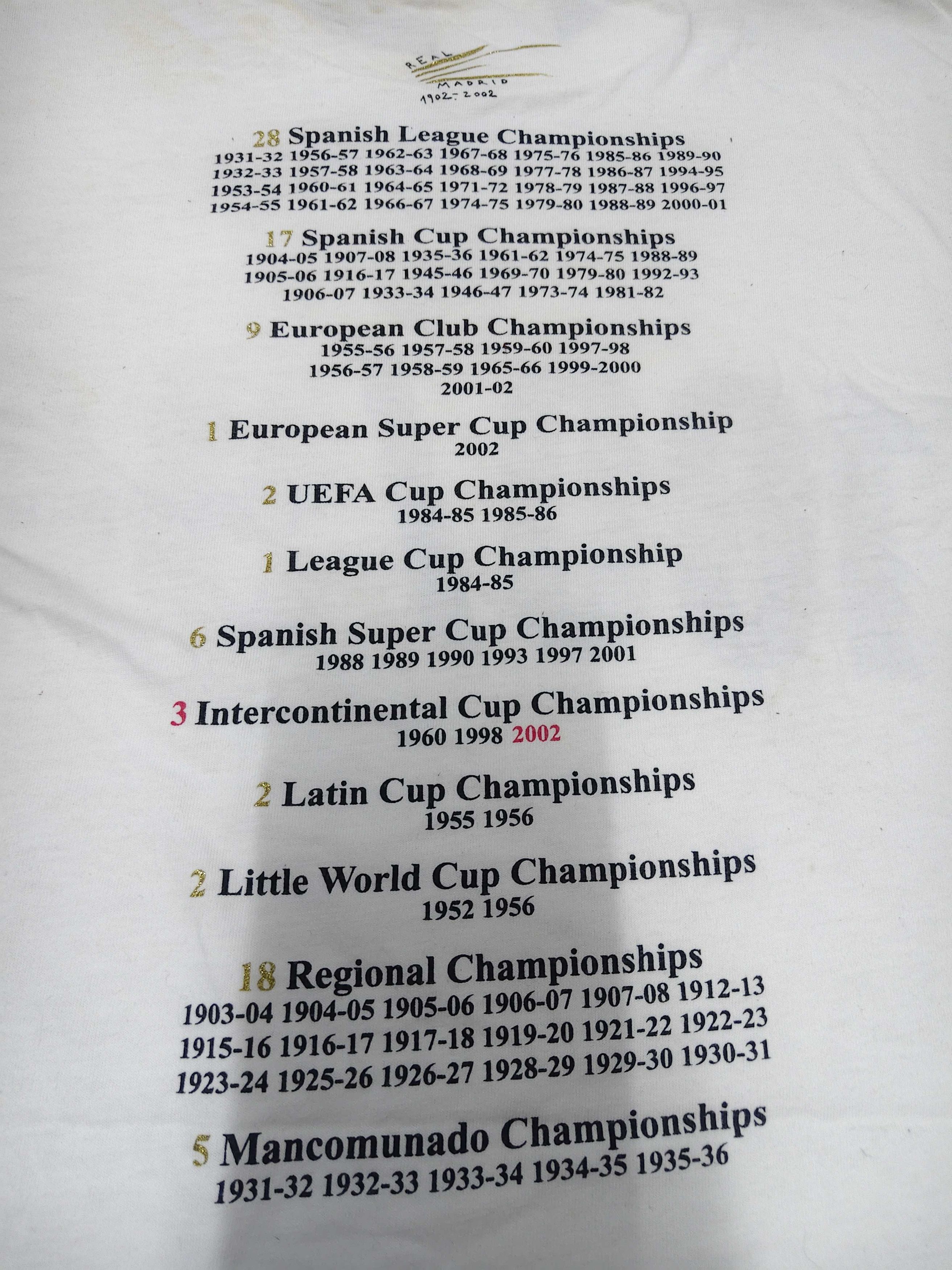 Adidas Real Madrid 100 Years/94 Champion Size US L / EU 52-54 / 3 - 3 Thumbnail
