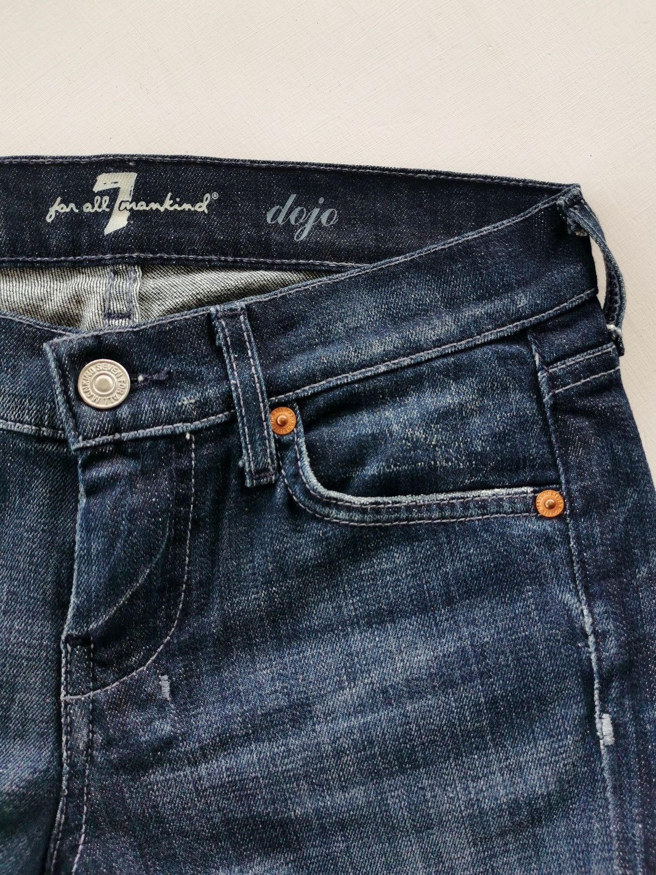 7 For All Mankind Flare Bootcut Dojo 7 For All Mankind Jeans Size 26" / US 2 / IT 38 - 11 Thumbnail
