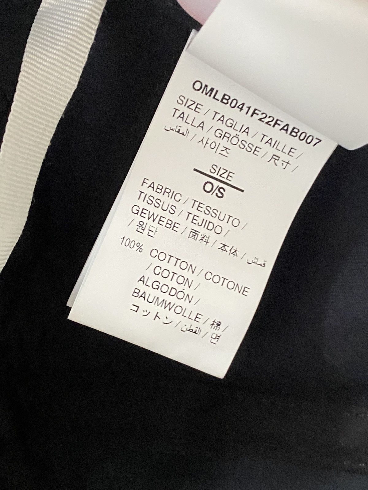 Off-White Off-White Thunder Baseball Cap Size ONE SIZE - 9 Thumbnail