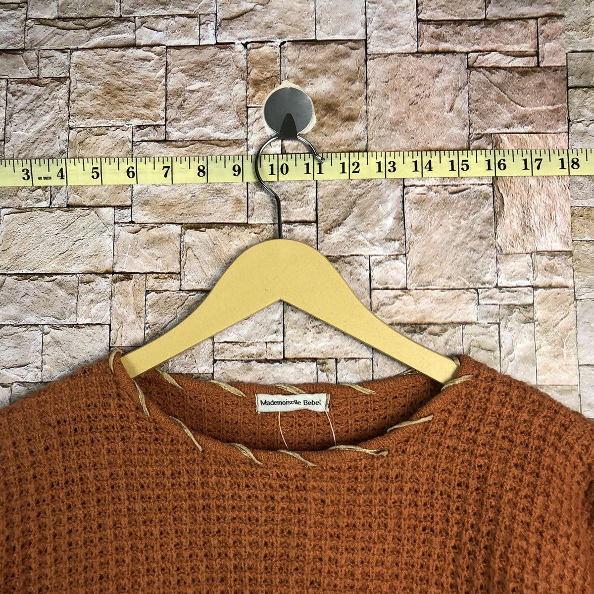 Mademoiselle Non Non Mademoiselle Bebel Orange Knitwear #A479 Size S / US 4 / IT 40 - 4 Thumbnail